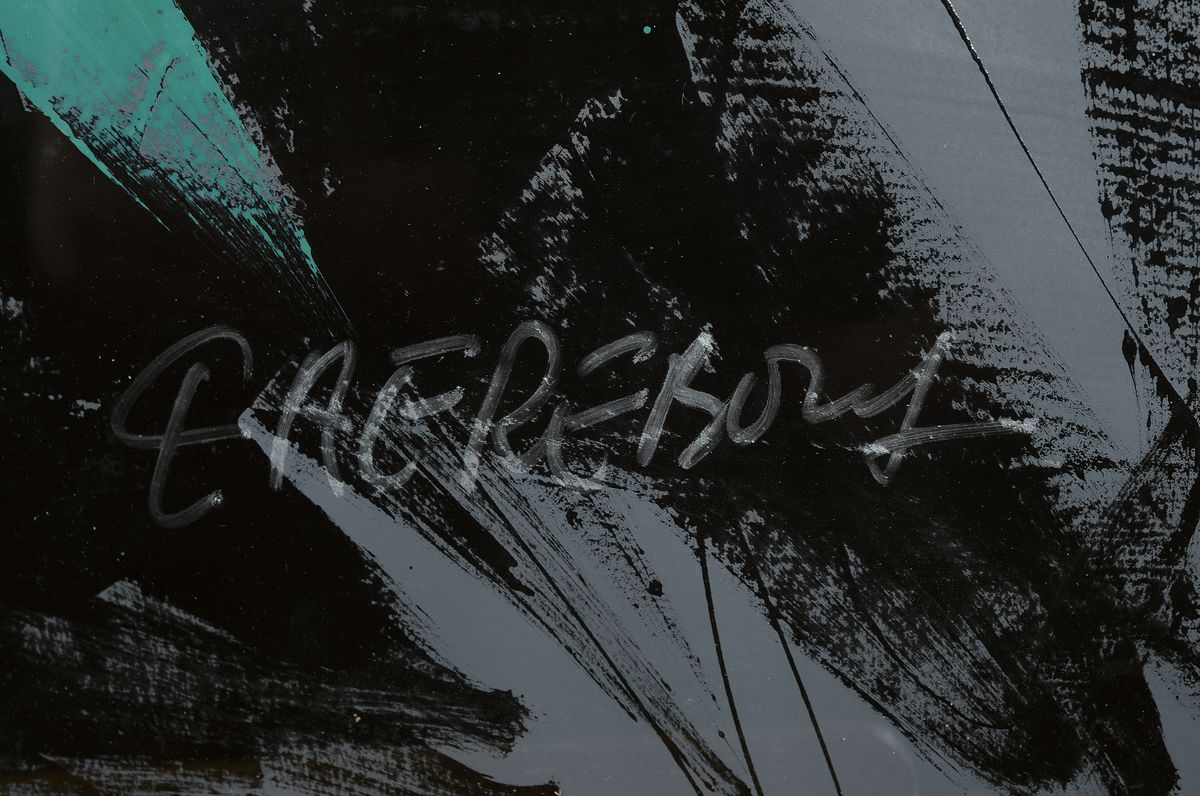 Detail m: Christian Claerebout, geb. 1947 Toulouse, Cool guys, Mischtechnik und Acryl auf Papier, rechts unten signiert, ca. 100x74cm, u.Gl., R.