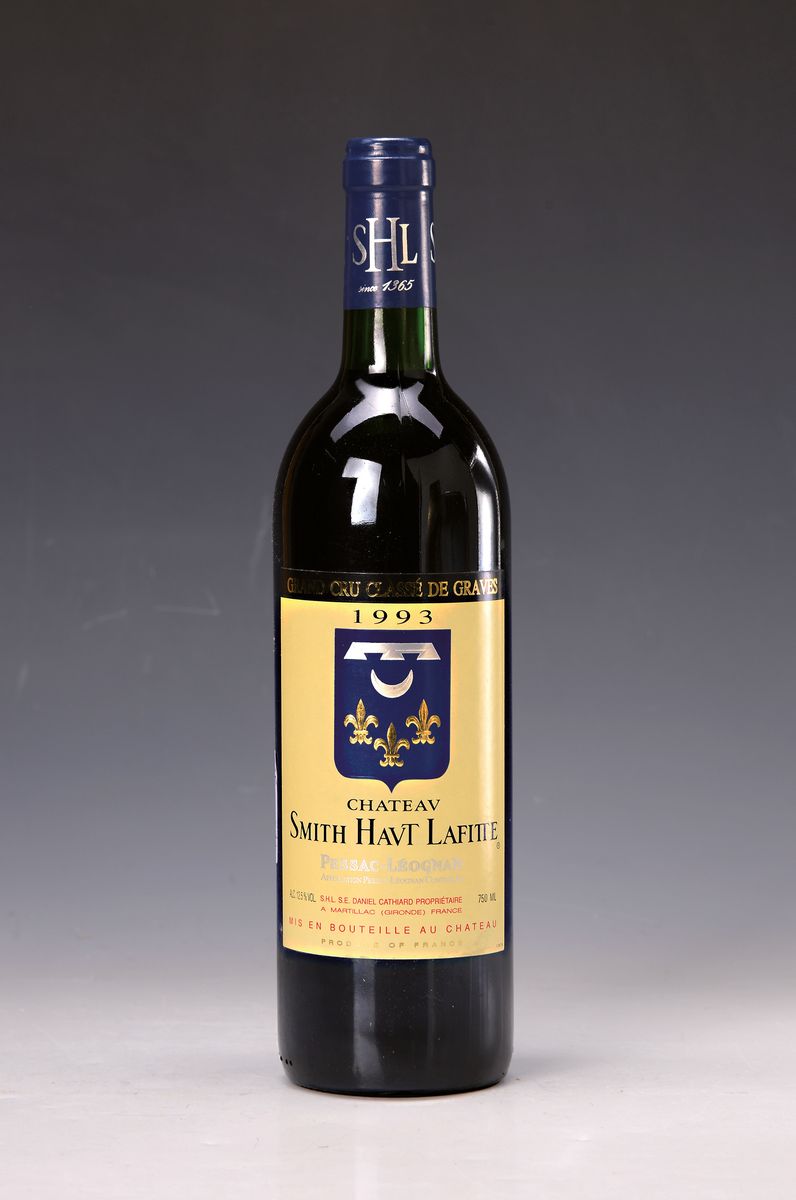 Detail a: 12 Flaschen Chateau Smith Haut Lafitte, 1993, Pessac-Leognan, 75cl, 12.5% vol, Füllstand ca. top shoulder, aus einer privaten Sammlung
