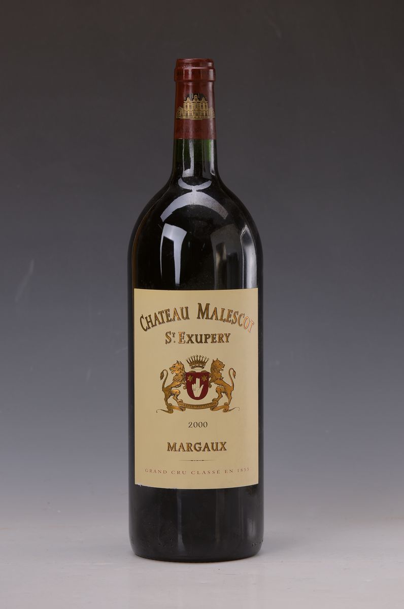 1 Magnumflasche Chateau Malescot St. Exupery Margaux 2000, Grand Cru classé, 150cl, Füllstand into neck, aus einer privaten Weinsammlung