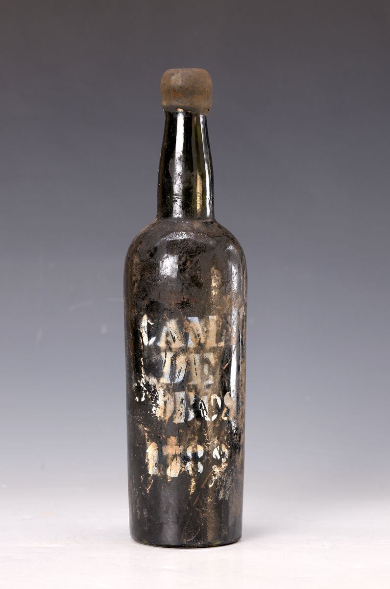 1 Flasche 1789 Cama de Lobos, Madeira, im Fass gereift, in den 50er Jahren in Flaschen gefüllt, Füllstand bis zum Halsansatz, orig. verkorkt und ...