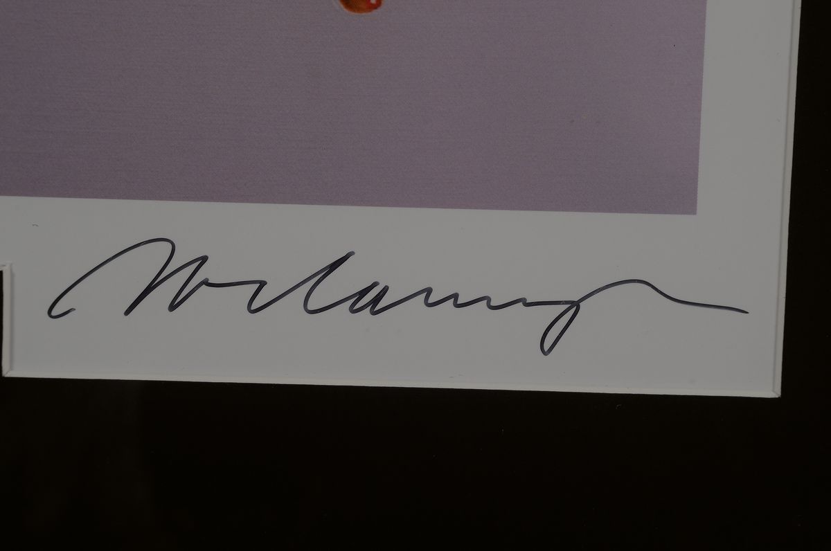 Detail a: Mel Ramos, 1935 - 2018, Offset auf Hochglanz-Lackpapier, nur wenige handsignierte Exemplare, "Stella Strellson" Blattgr. 56 x 41 cm, Hrsg. ...