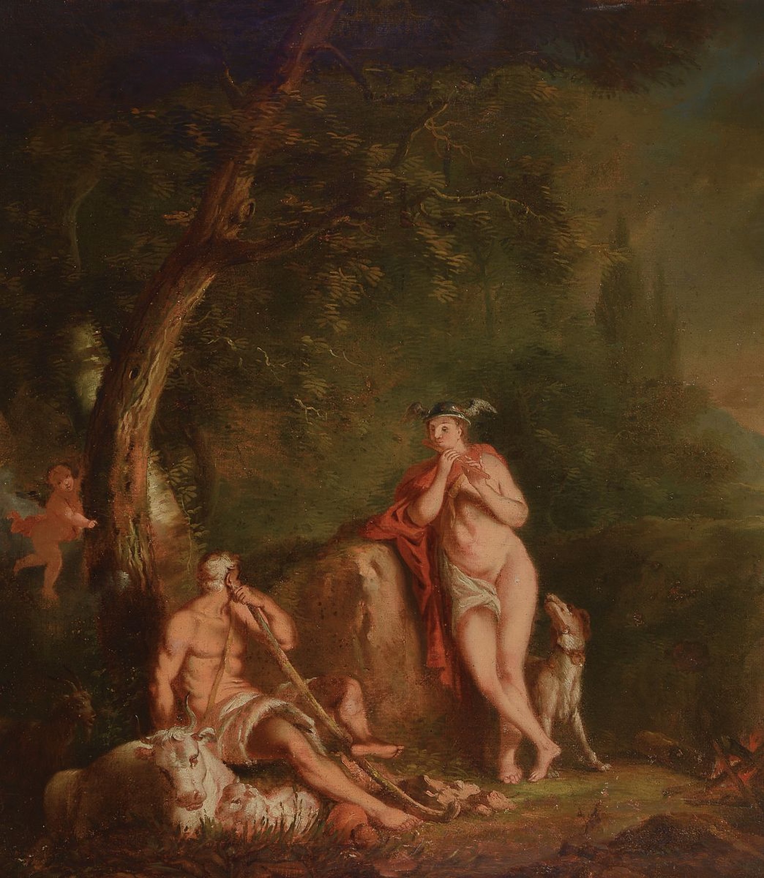 Zuschreibung: Johann August Nahl (der Jüngere), 1752 Zollikofen-1825 Kassel, wurde anfangs von seinem Vater, dem Bildhauer J.A. Nahl unterrichtet, ...
