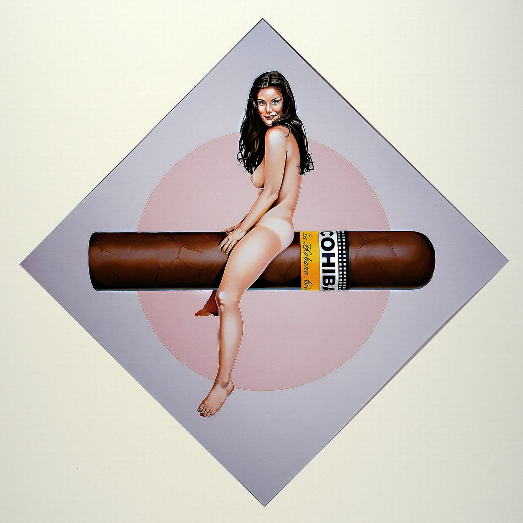 Mel Ramos, geb. 1935, Titel: Have-a-Havanna, Farboffset-Lithografie, Drucker Verlag: publishing Company Verlag 2004, PP, Motiv ca. 55x46 cm, gesamt ...