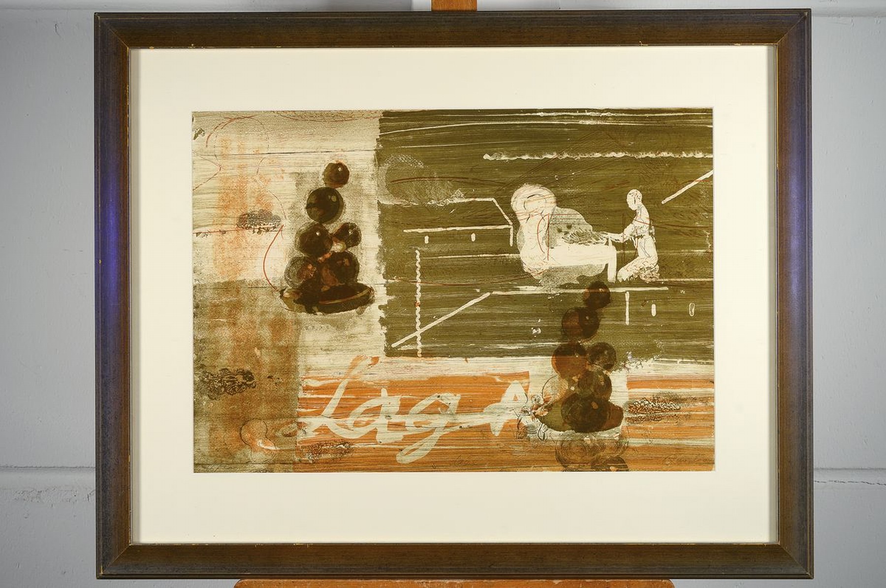 Detail k: Neo Rauch, geb. 1938, Heliogravure auf dickem Velin, handsigniert, num. 66/300, Hrsg. Eigen + Art, Blattgröße 41.7 x 59 cm, hochwertige ...