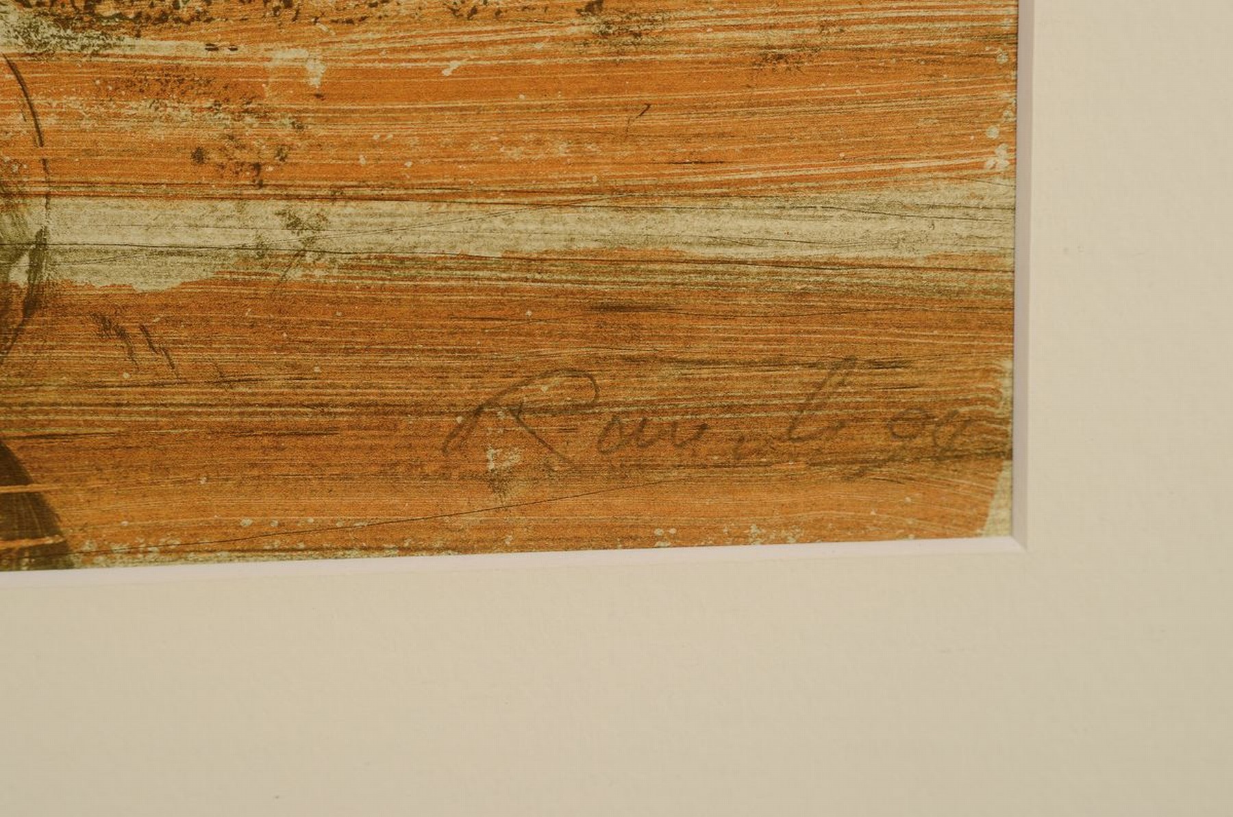 Detail l: Neo Rauch, geb. 1938, Heliogravure auf dickem Velin, handsigniert, num. 66/300, Hrsg. Eigen + Art, Blattgröße 41.7 x 59 cm, hochwertige ...