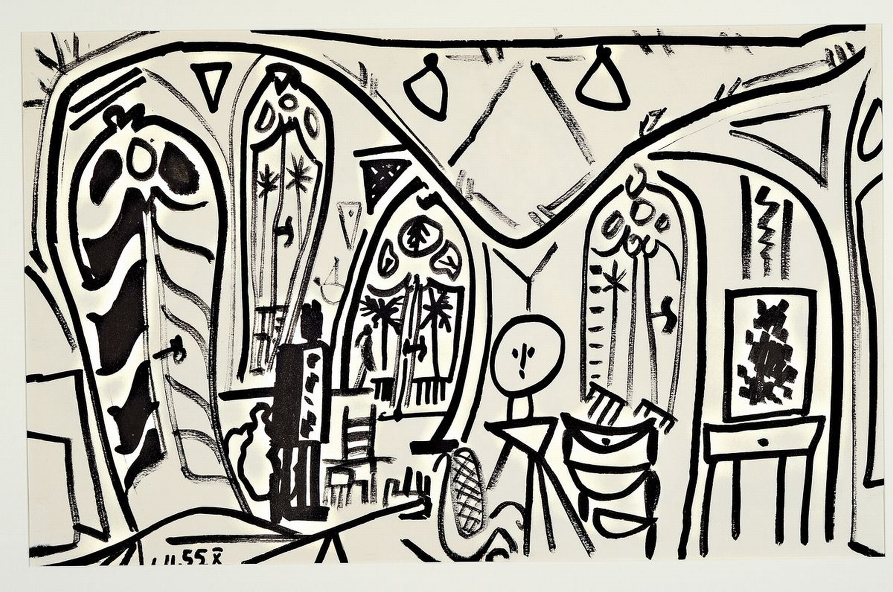 Pablo Picasso, 1881-1973, Titel: Carnet de La Californie, Lithografie, Drucker Verlag: EditionsCercle d´Art, Paris 1960, ca. 50x60 cm