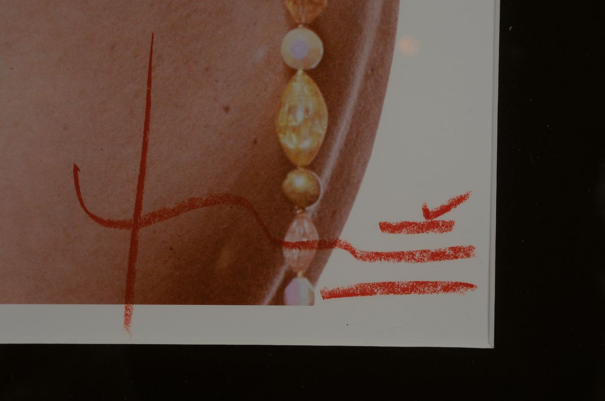 Detail a: Bert Stern, 1920 - 2013 New York, Fotografie, "Marilyn big Boob portrait", auf dickem matten Fotopapier, hochwertiger Irisprint, ...