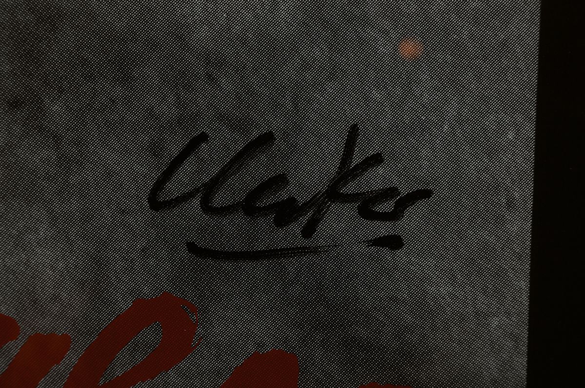 Detail a: Günther Uecker, geb. 1930, Offsetlithografie auf Papier, handsigniert, num. 21/35, aus 1995, Blattgr. 84 x 59.5 cm, 101 x 71 cm, unter Glas, Rahmen: ...