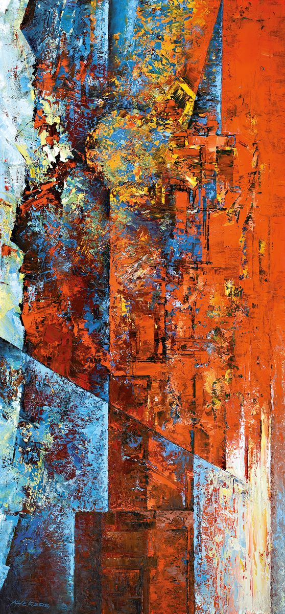 Manfred Herzog, geb. 1949 Ludwigshafen, Studium an der Meisterschule Kaiserslautern, zahlreiche Einzel-und Gruppenausstellungen, Hier: ...