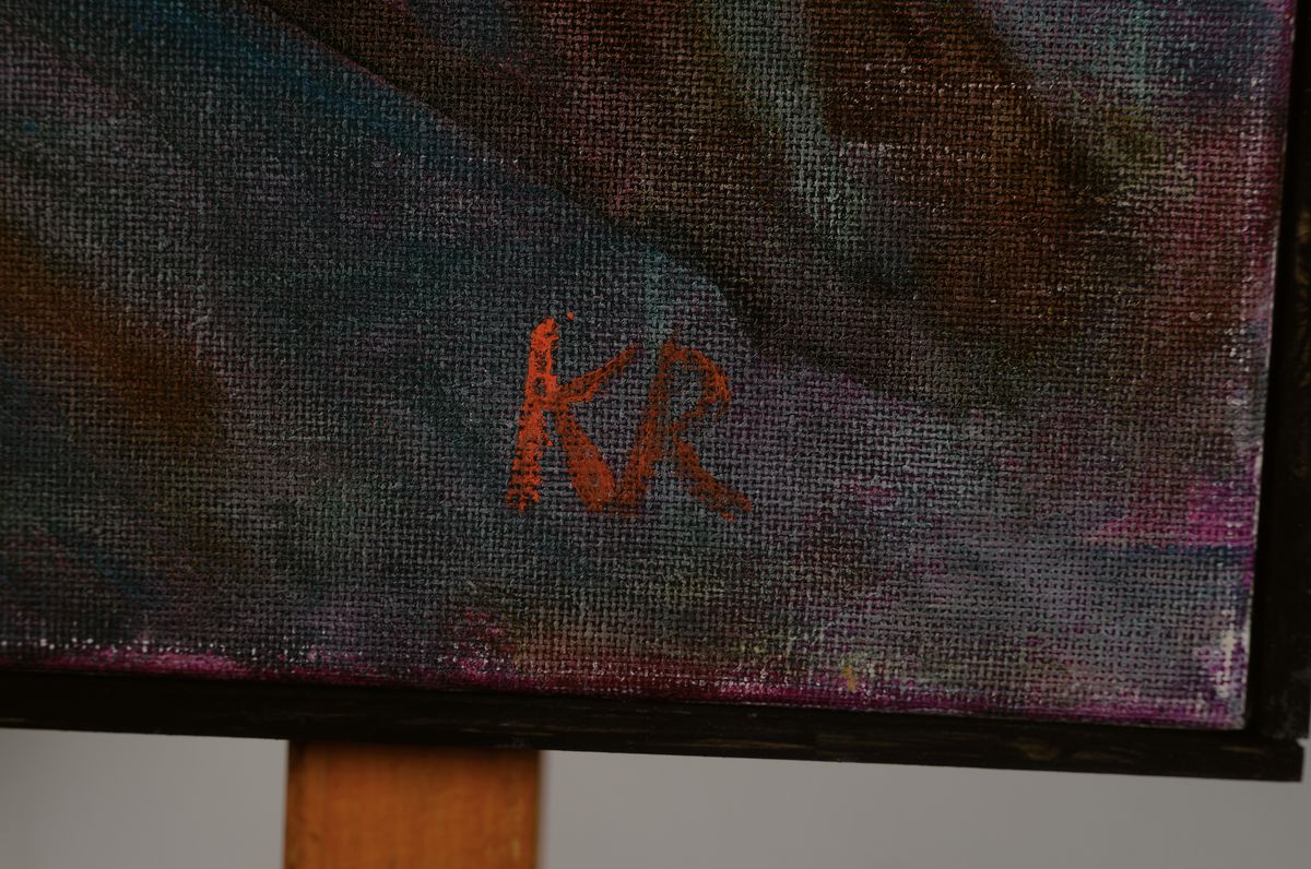 Detail a: Klaus Rößler, 1939-2019, Maler in Usedom, liegender Akt, Öl/Lwd, rechts unten monogr., ca. 40x60cm