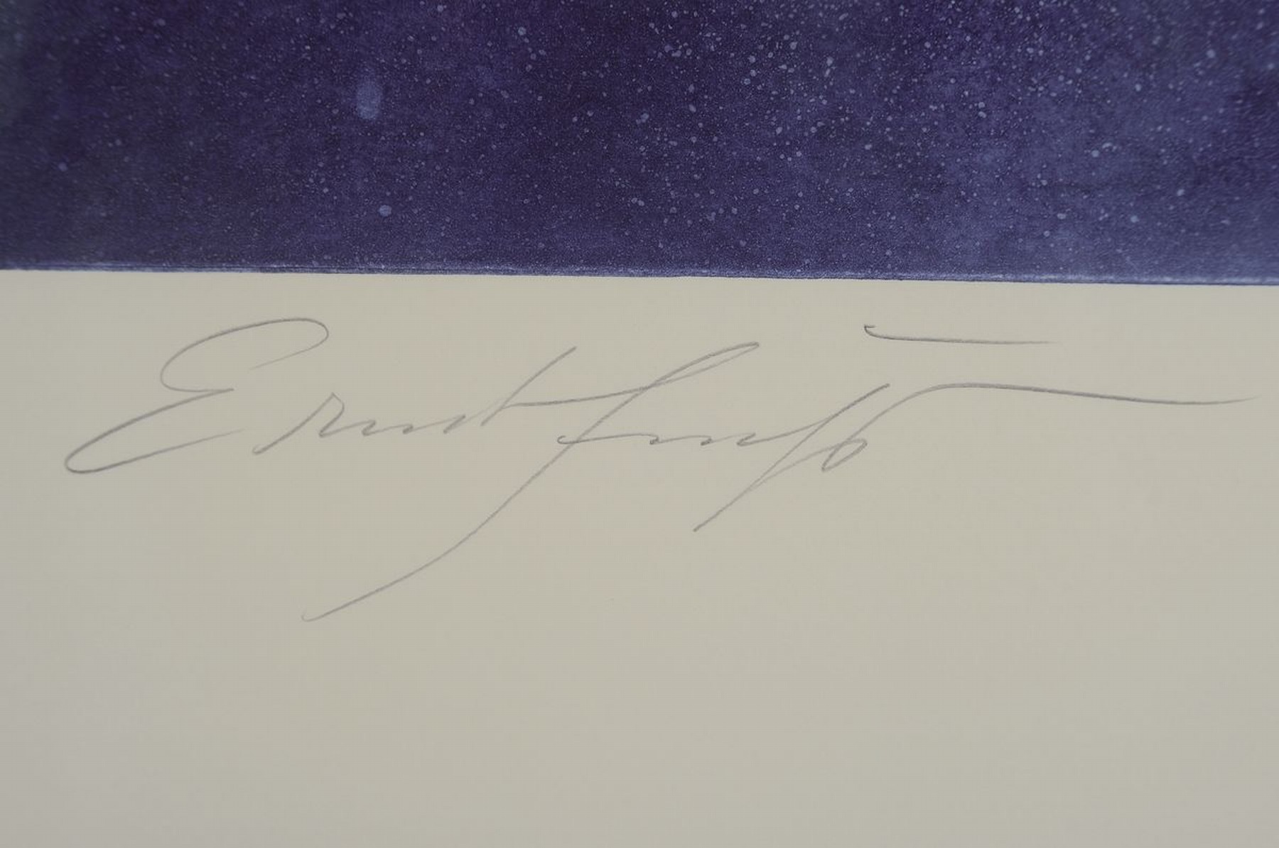Detail a: Ernst Fuchs, 1930-2015, Sphinx der Wüste Sinear, Aquatintaradierung von 1970, handsigniert, num. 58/100, ca. 49.5x49.5cm, Blattgr. ca. 89x62cm, ...