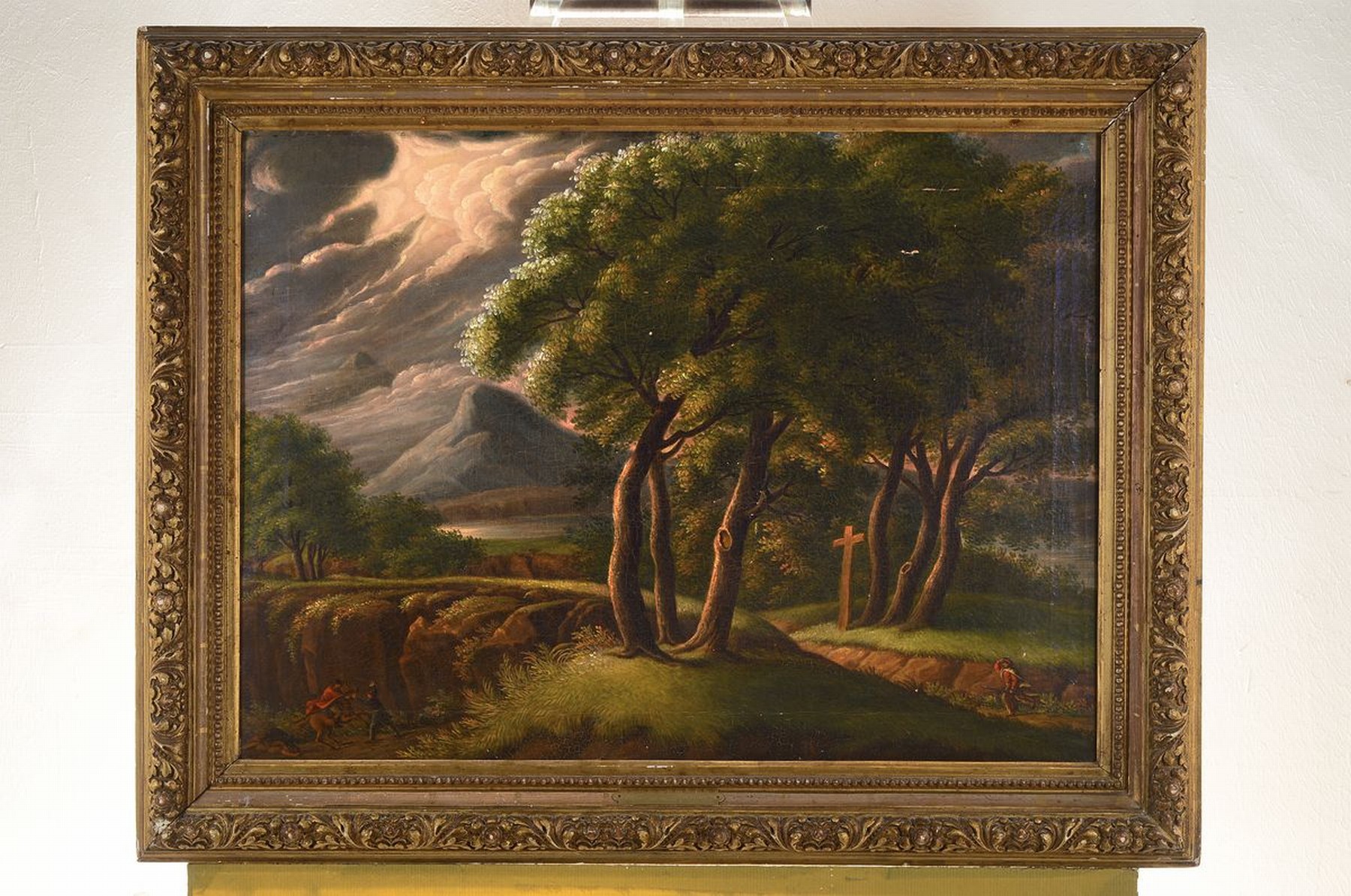Detail k: Johann Wilhelm Schirmer, 1807 Jülich-1863 Karlsruhe, Studium an der Akademie Düsseldorf bei Schadow, wurde später Lehrer an der Akademie ...