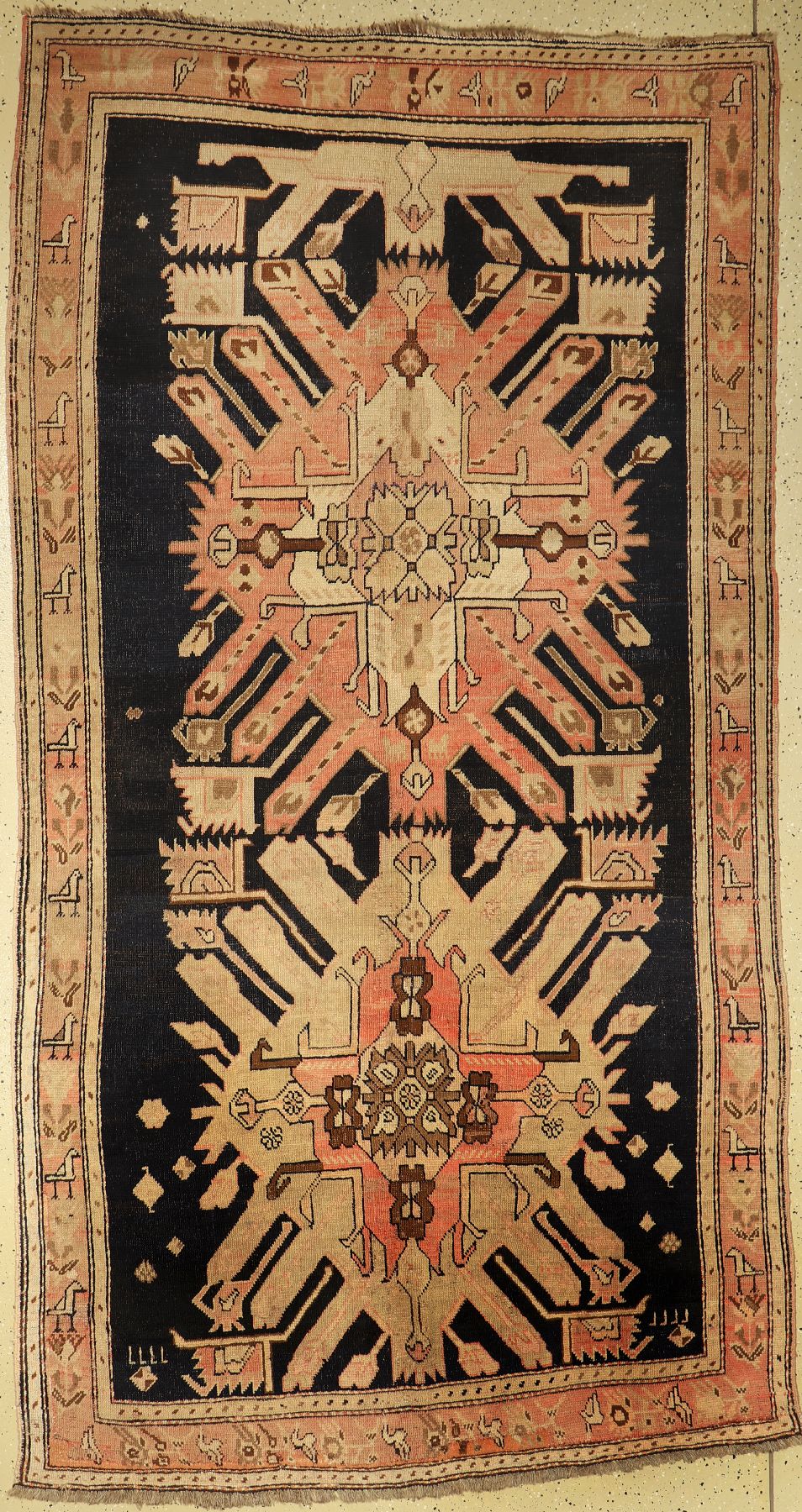 Adler Kazak, Kaukasus, um 1910, Wolle auf Wolle, ca. 273 x 145 cm, EHZ: 4