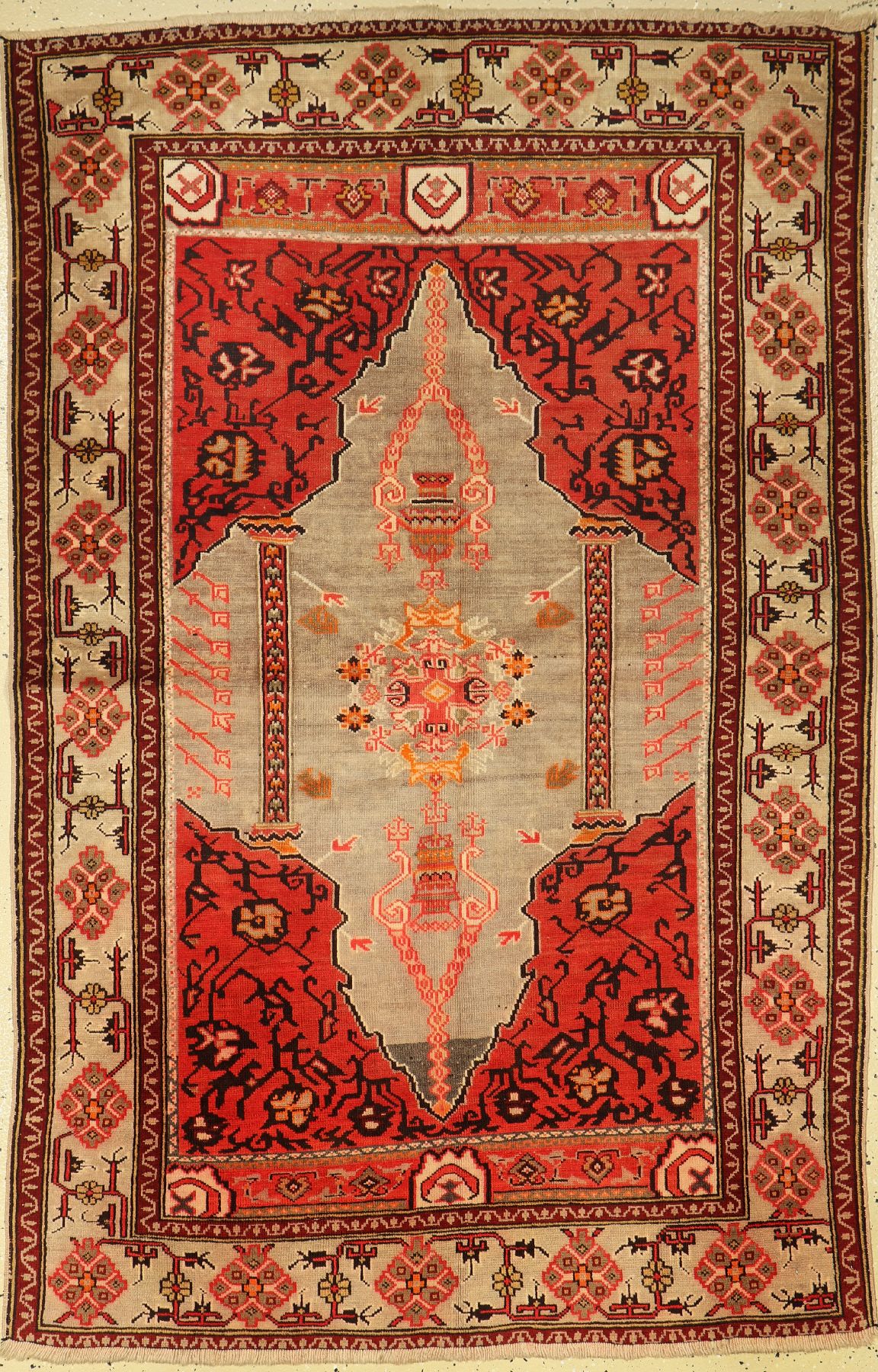 Kazak antik, Kaukasus, um 1920, Wolle auf Wolle, ca. 180 x 119 cm, EHZ: 3