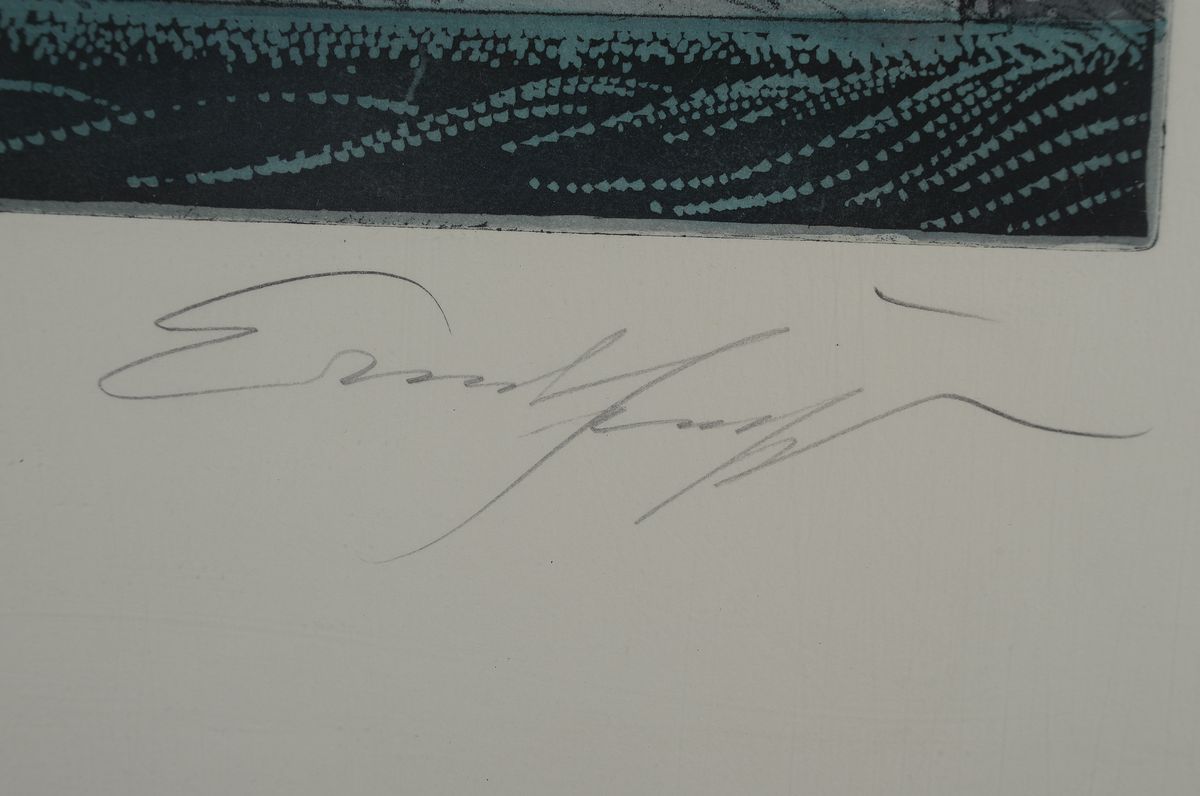 Detail a: Ernst Fuchs, 1930-2015, 5 Farblithographien mit Porträts, alle handsigniert und num., 4x aus 190er Auflage, je ca. 34x33cm, 1x aus 250er Auflage ca. ...