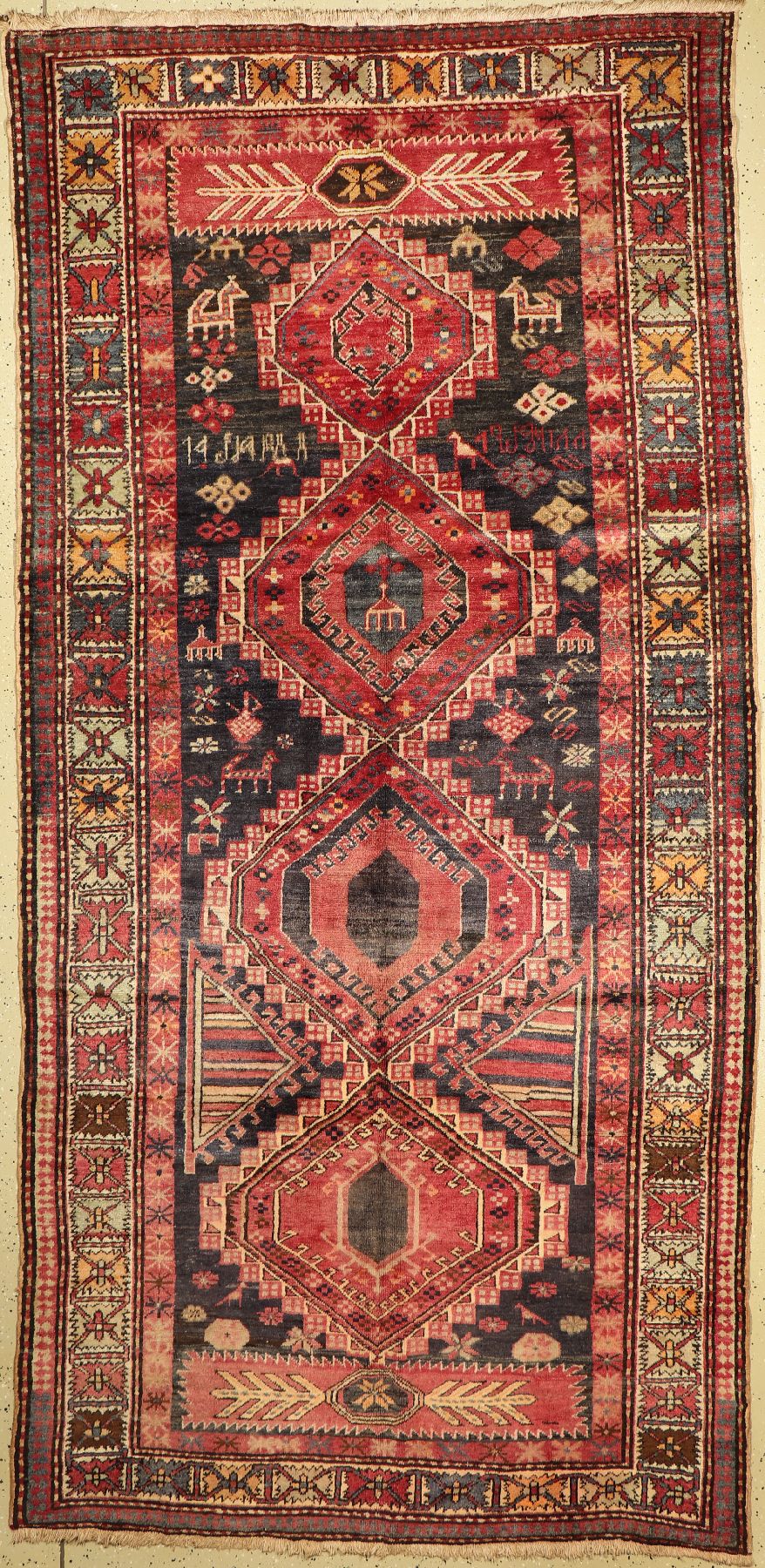 Armenische Kazak, Armenien, um 1940, Wolle auf Baumwolle, ca. 317 x 155 cm, EHZ: 2