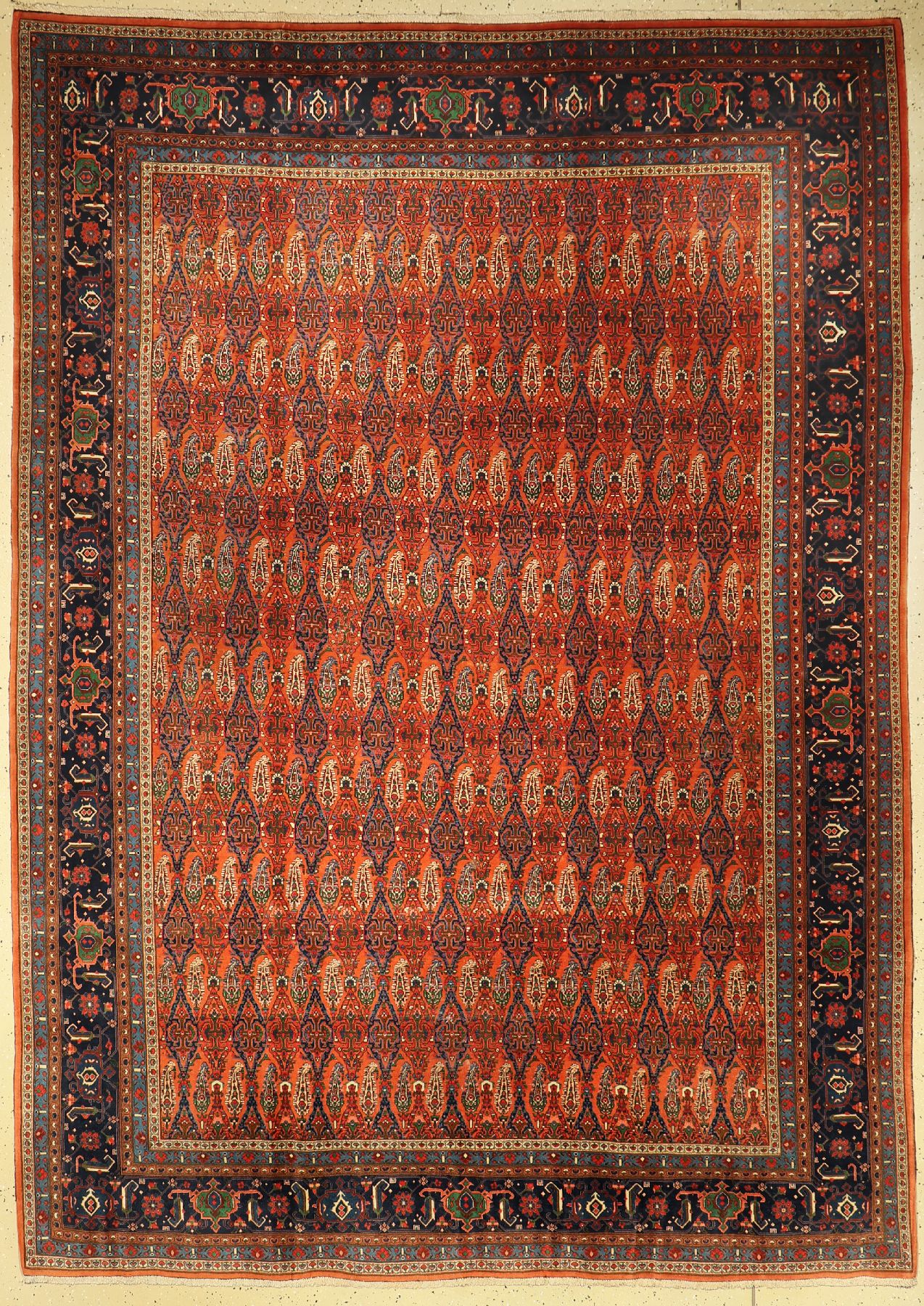 Täbriz fein (50 Radj), Persien, um 1940, Korkwolle, ca. 305 x 216 cm, (gereinigt), 4