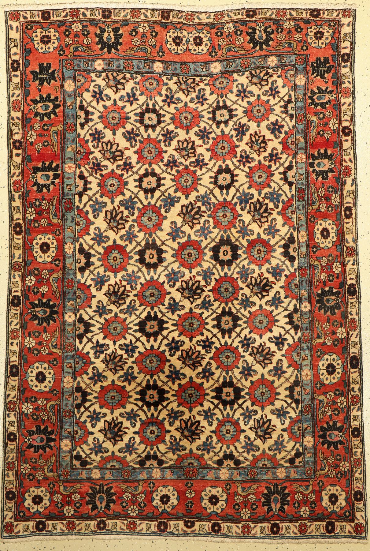 Waramin antik, Persien, um 1920/1930, Wolleauf Baumwolle, ca. 202 x 136 cm, EHZ: 3