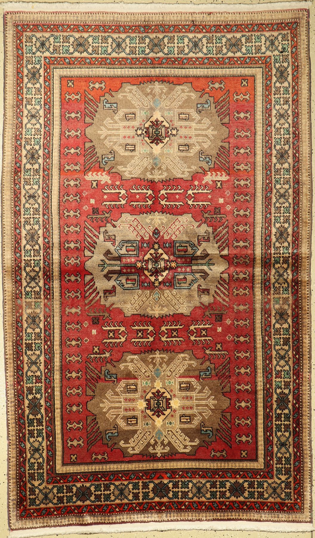 Ardebil alt, Persien, ca. 50 Jahre, Wolle auf Baumwolle, ca. 222 x 135 cm, EHZ: 2, (gereinigt)