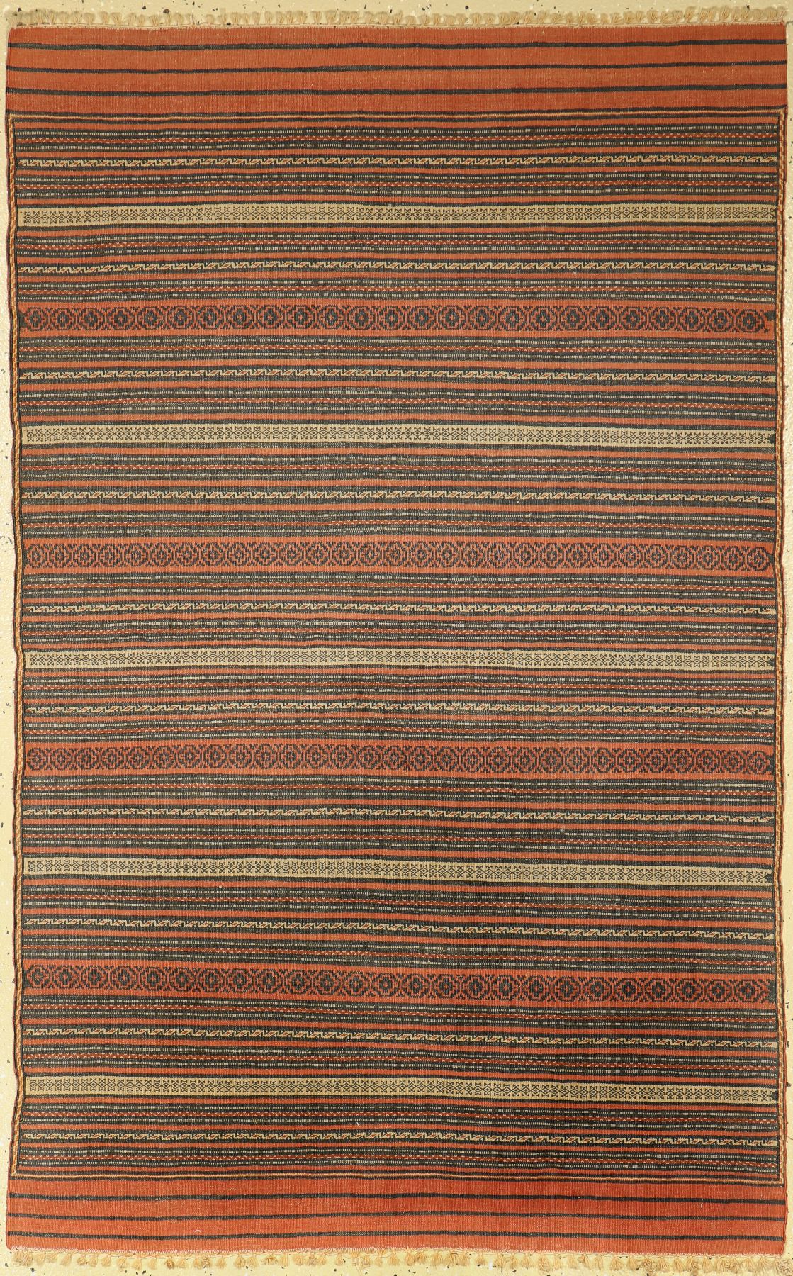 Ghaschgai Djajim antik fein,, Persien, um 1920, Wolle auf Wolle, ca. 150 x 95 cm, EHZ: 2(gereinigt)