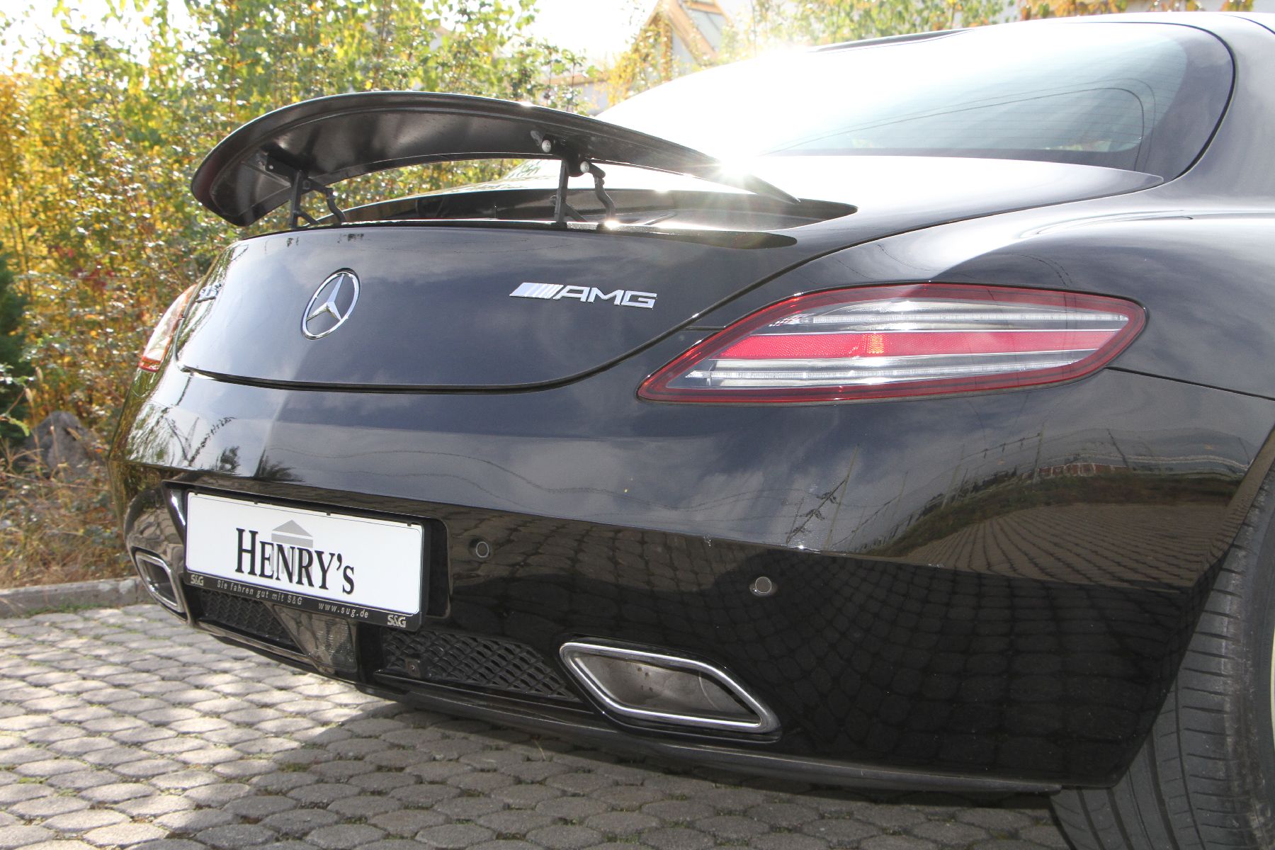 Detail h: Mercedes-Benz SLS AMG Coupé, Fahrgestellnummer: WMX1973771A004663, EZ 02/2011, 1. Hand, Laufleistung 21.518 km, HU 09/2022, 420 kW/571 PS, ...