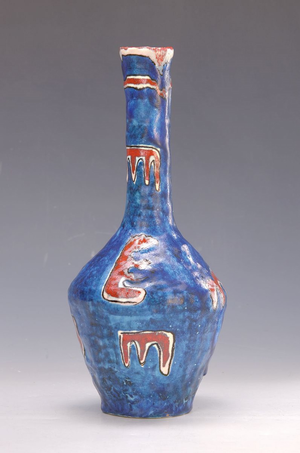 Detail k: Andrea Darienzo, 1911-1995, Vase, Keramik, am Boden sign., H. ca. 33 cm, D.15 cm