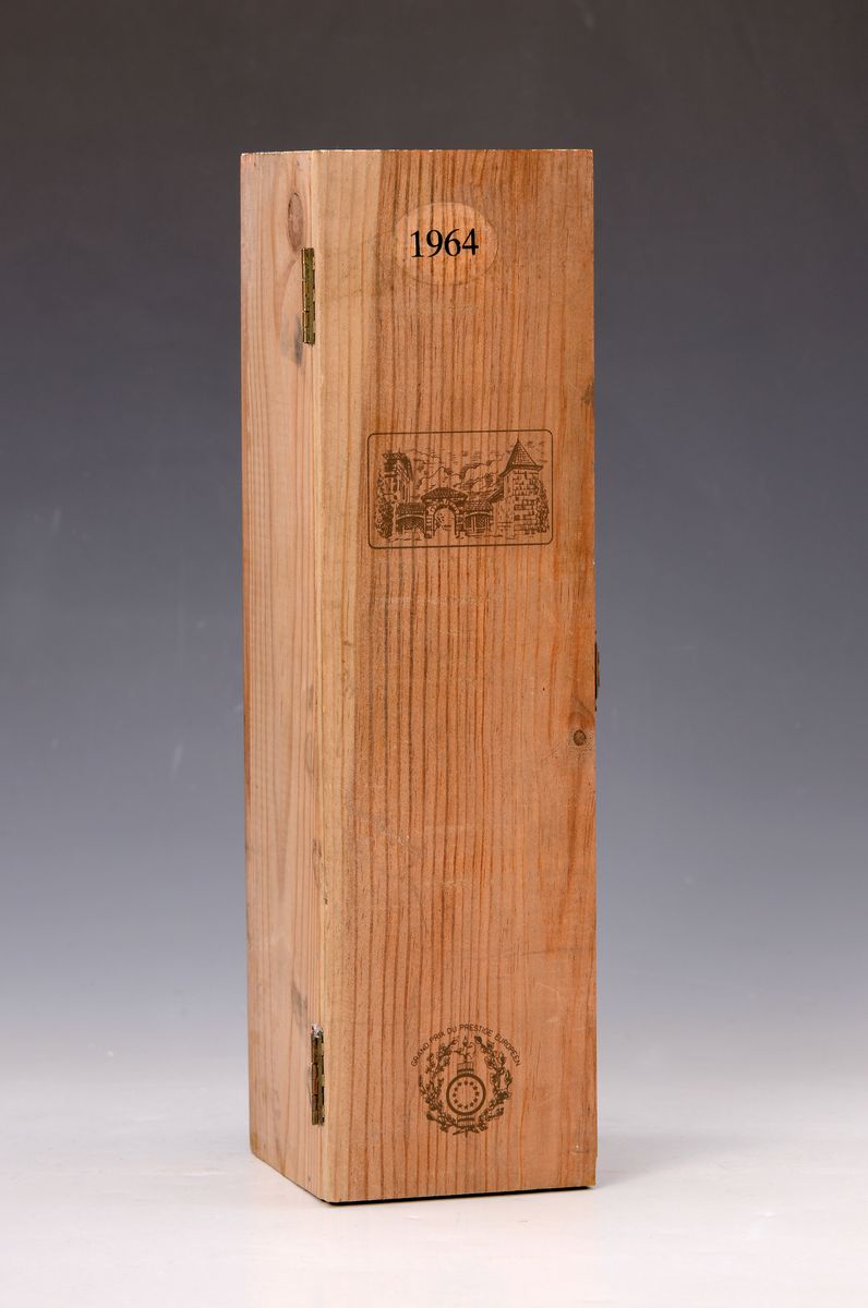 Detail a: 1 Flasche Bas Armagnac 1964, Chateau de Laubade, 70cl, 40% Vol., orig. verkorkt, in Originalholzkiste
