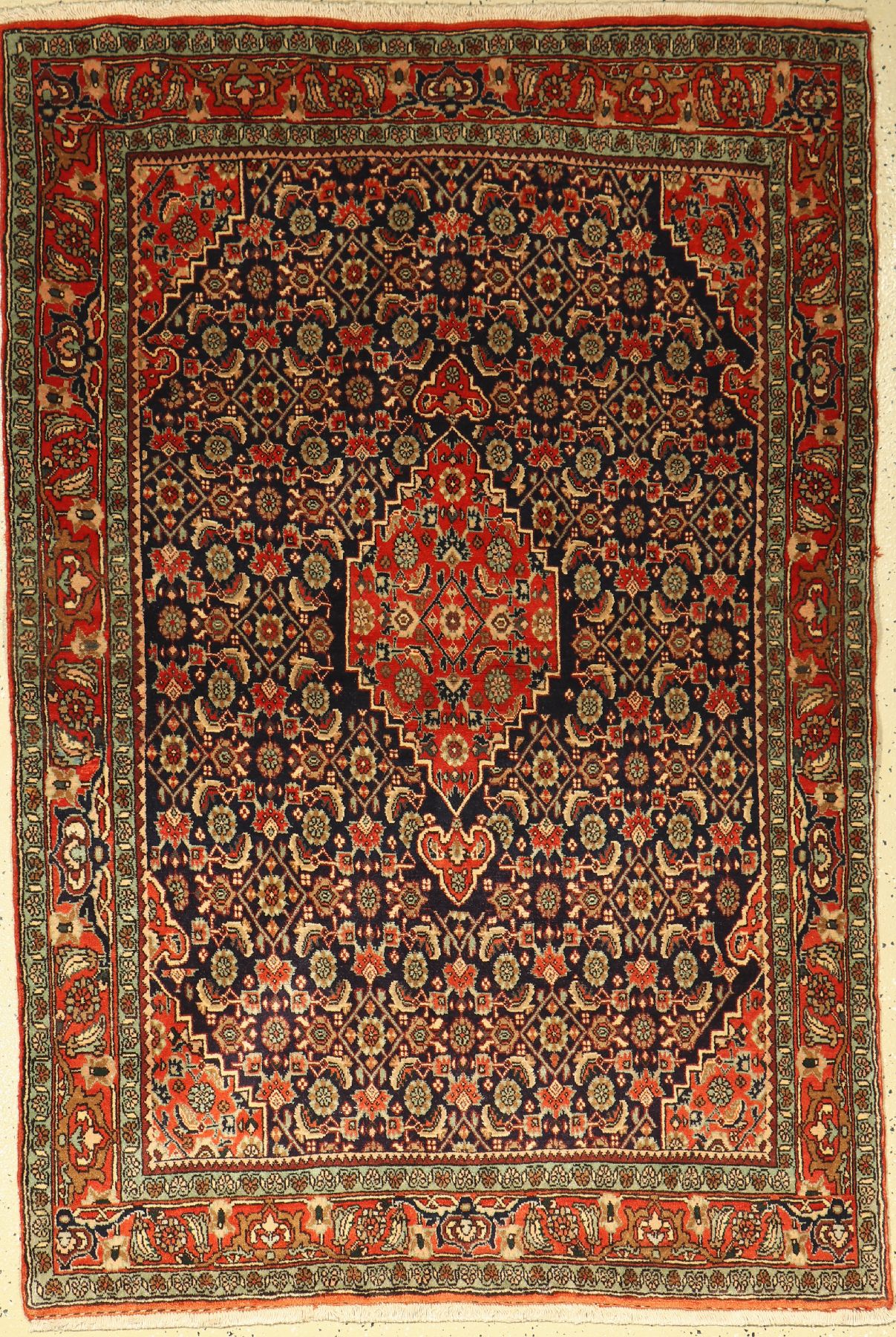 Bidjar, Persien, ca. 50 Jahre, Wolle auf Baumwolle, ca. 167 x 113 cm, EHZ: 2