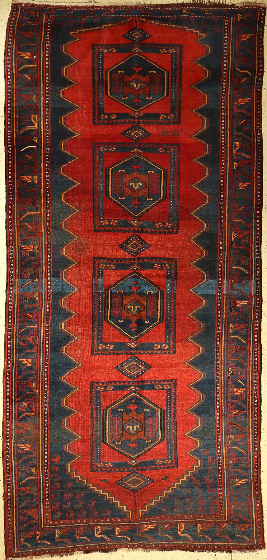 Lori alt, Persien, ca. 60 Jahre, Wolle auf Wolle, ca. 380 x 178 cm, EHZ: 4