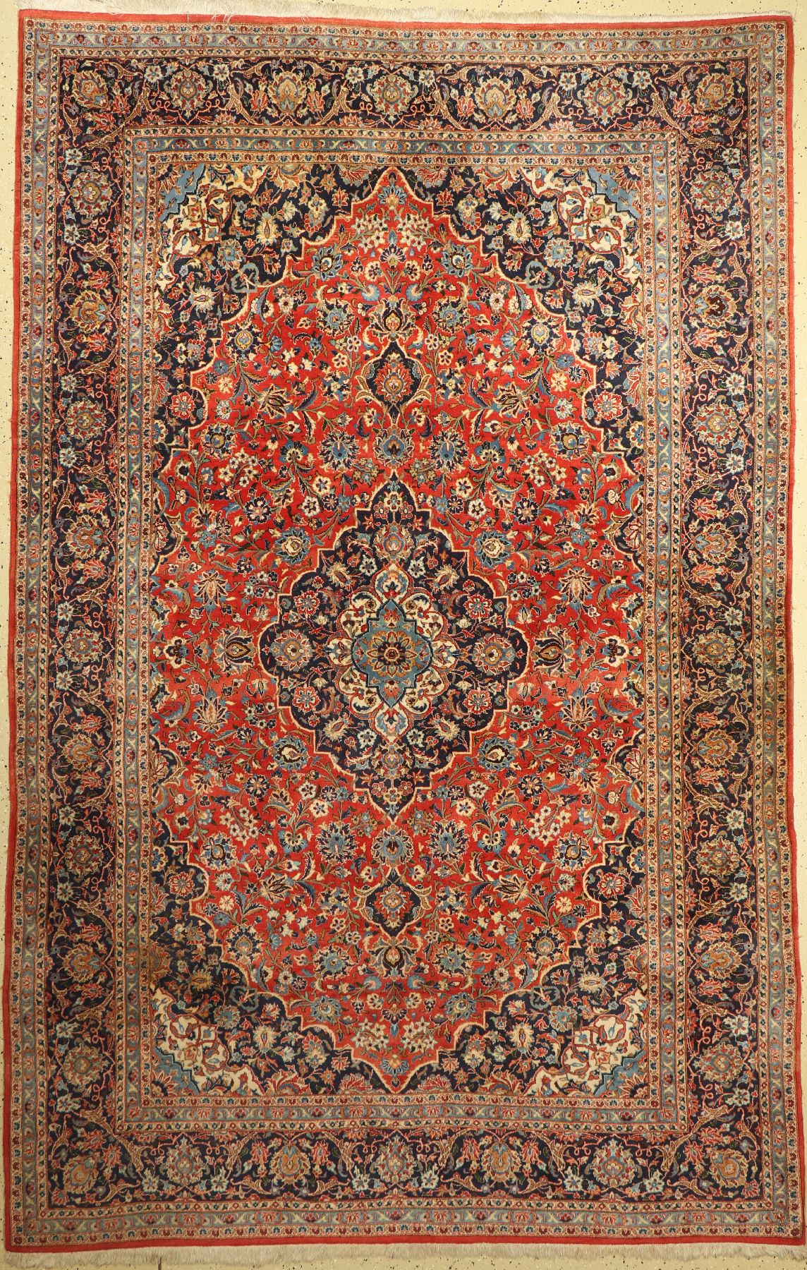 Keschan, Persien, ca. 40 Jahre, Korkwolle, ca. 300 x 200 cm, EHZ: 2-3