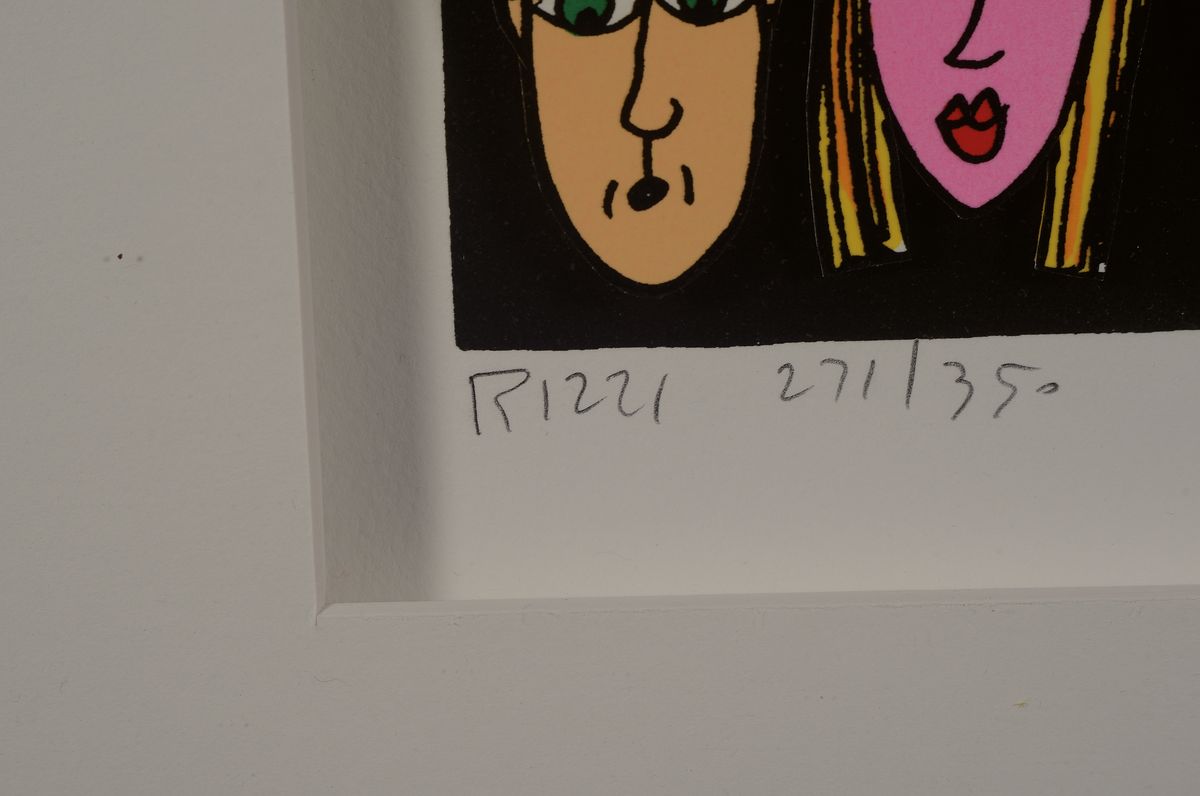 Detail a: James Rizzi, 1950-2011, 3D-Konstruktion, handsign., num. 271/350, dat. 1995, unter Glas gerahmt gesamt ca. 50x53 cm