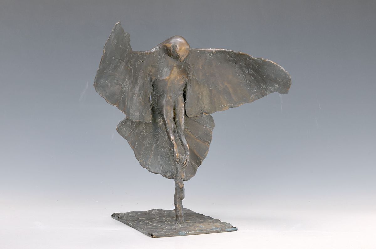 Gotthelf Schlotter, 1922-2007, Bronzeskulptur, sign., num. 6/7, ca. 30x32 cm