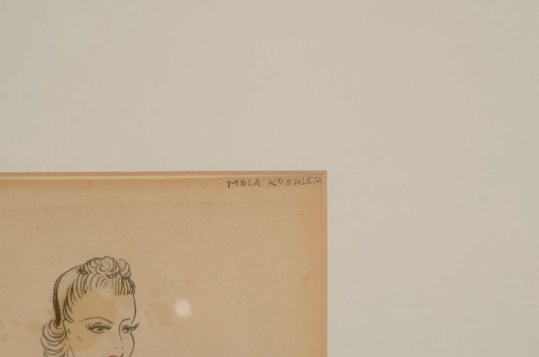 Detail b: Mela Koehler, 1885 Wien - 1960 Stockholm, Künstlerin der Wiener Werkstätte, Schülerin von Koloman Moser und Bertold Löffler, hier: zwei ...