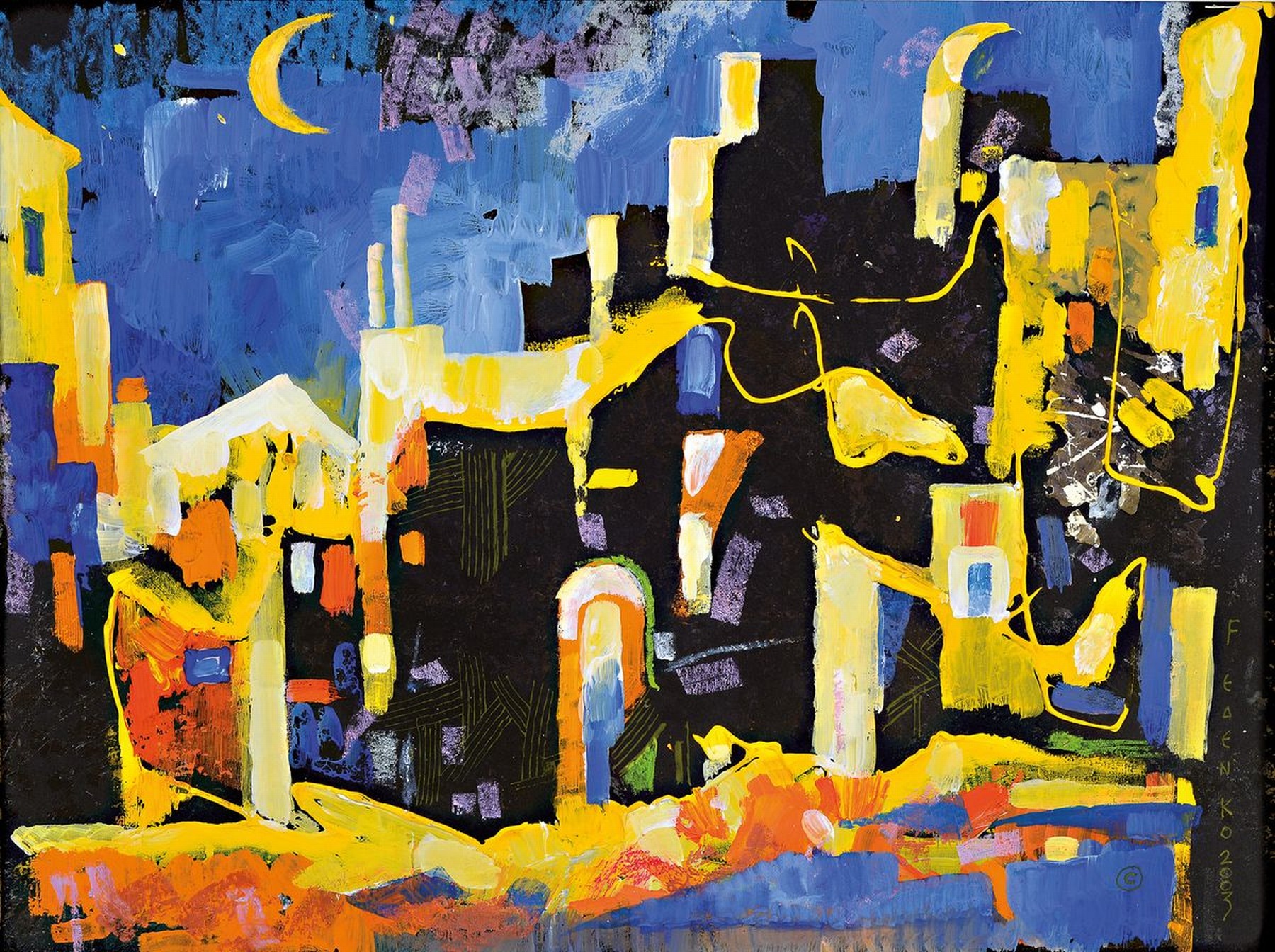 Sergej Fedenko, geb. 1962 Dnepropetrovsk (Ukraine), Studium Kunsthochschule Muchina, Mitglied russischen Künstlerunion, seit 1995 Bühnenbilder im ...