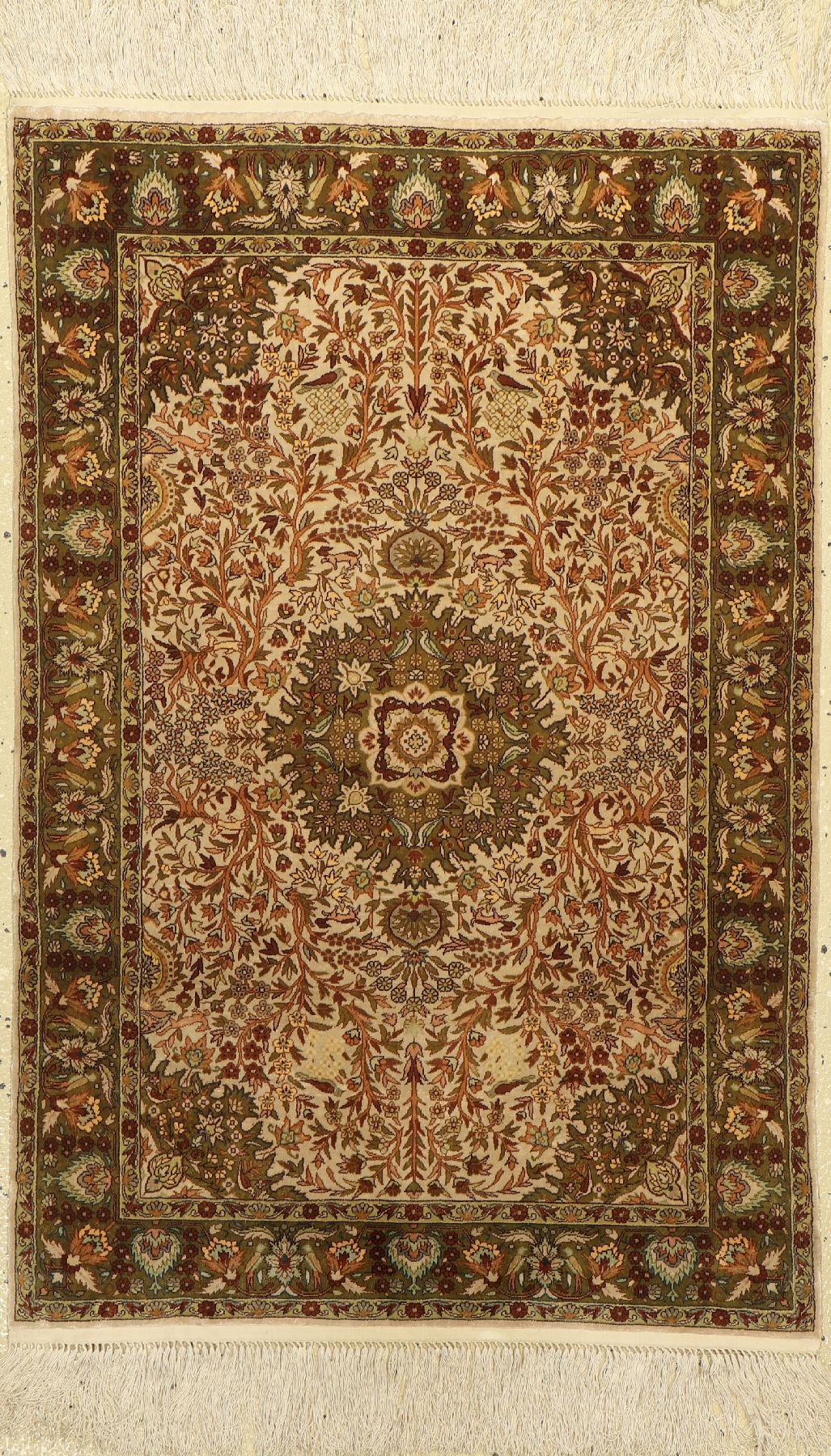 China Seide fein, ca. 40 Jahre, reine Naturseide, ca. 93 x 61 cm, EHZ: 2