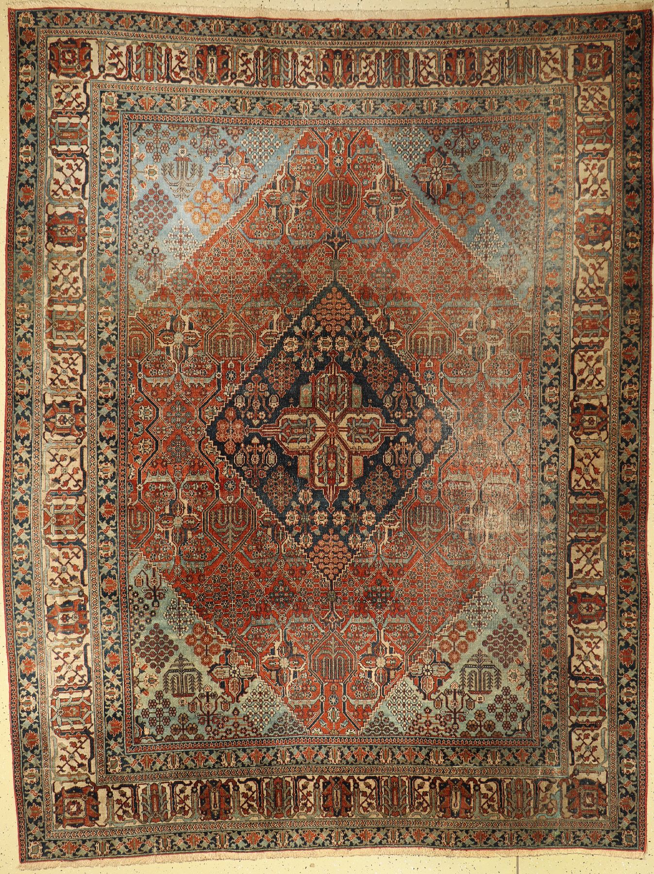 Khorasan antik, Persien, um 1910, Wolle aufBaumwolle, ca. 310 x 241 cm, EHZ: 5