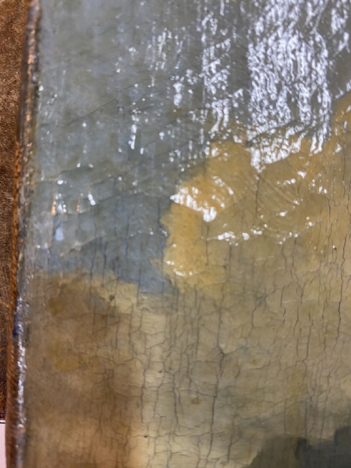 Detail g: Maximilian August Zimmermann, 1811- 1878, Hirten mit Tieren am See, im Schatten ruhende Hirten mit ihren Tieren, feine differenzierte Malerei, ...