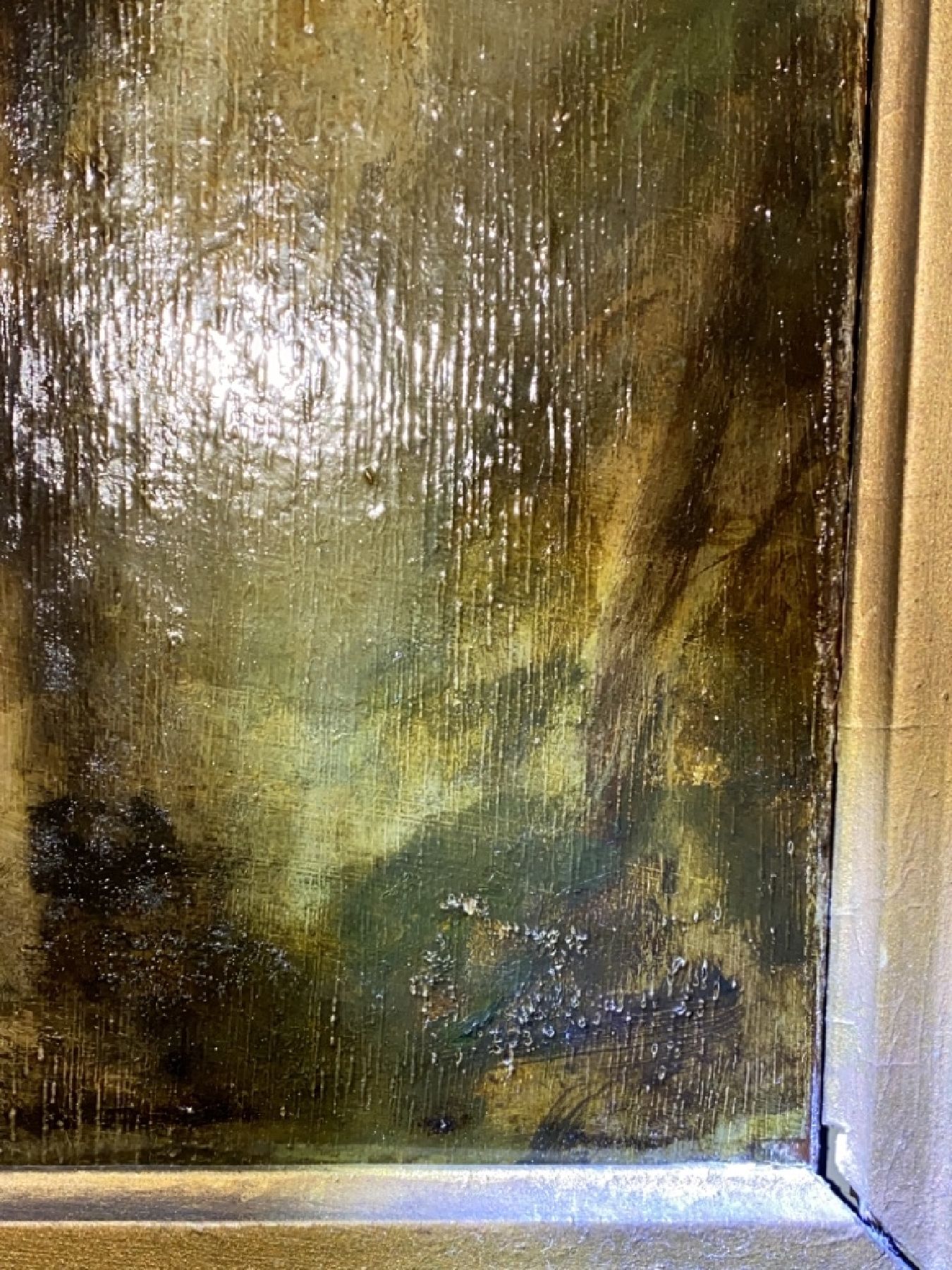 Detail g: Italienischer Monogrammist, um 1860, Frauen mit Wassergefäßen auf dem Kopf, feine lasierende Malerei, hohe Stofflichkeit, sehr gute Lichtführung, ...