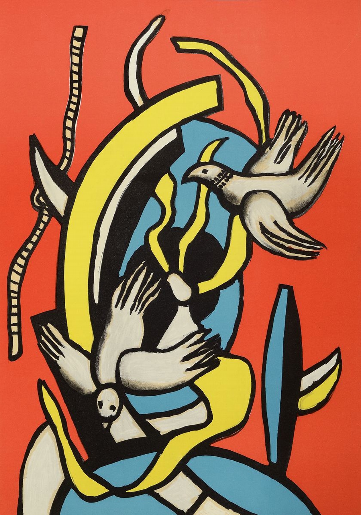 Detail h: Fernand Leger, 1881-1955, zwei Farblithos Ed. Galerie Maeght Paris 1973, 1x Cirque, Les Oiseaux, Blattgrösse ca. 49.5x65cm bzw. 44.5x61.5cm