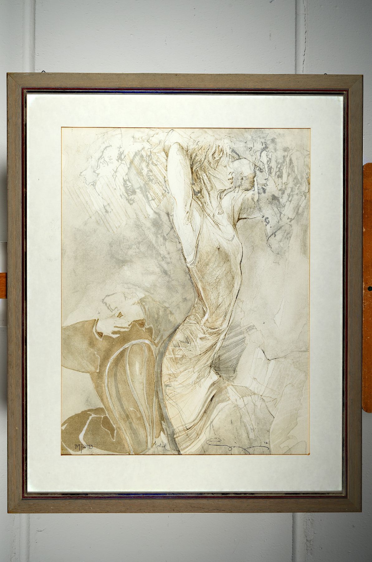Jürgen Görg, geb. 1951, drei Grafiken: "Pas de Deux" 87 31/250, ca. 70 x 50 cm; b. "Verbindung", 18/ 250, unsigniert, ca. 70 x ...