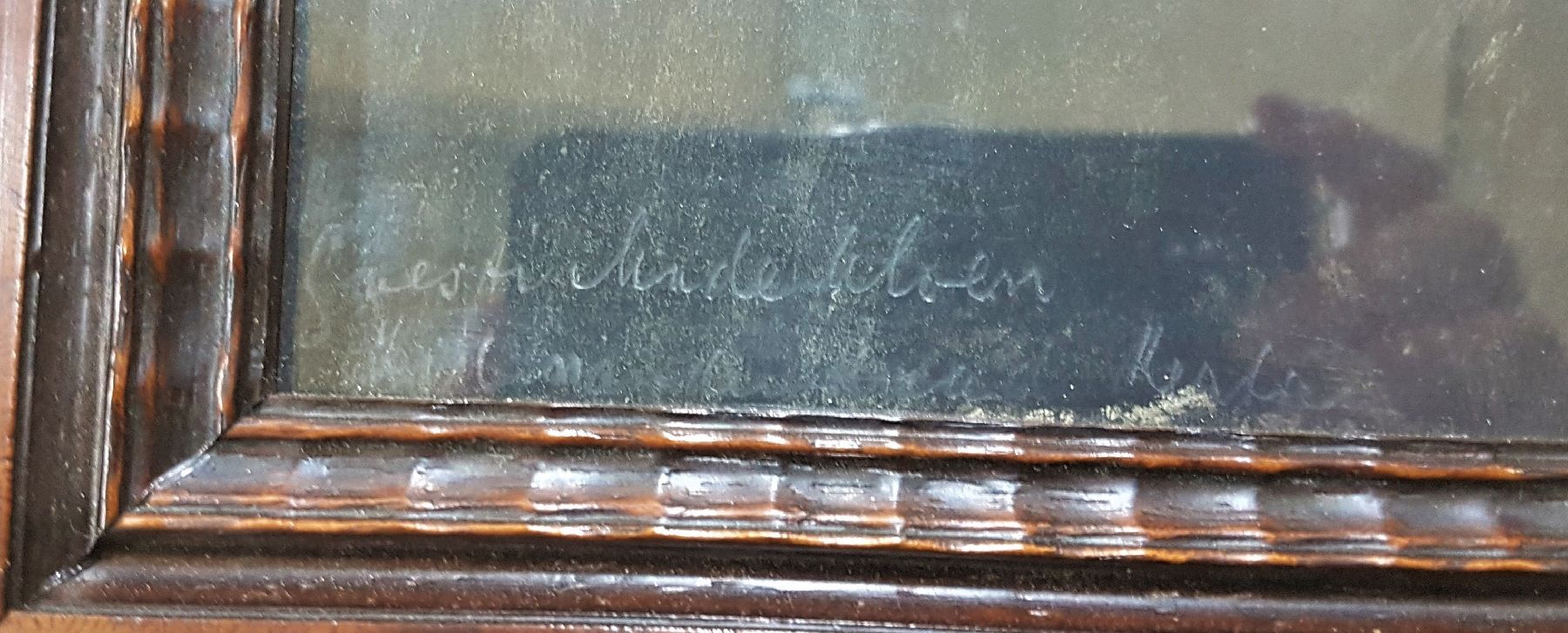 Detail b: Ernst Vollbehr, 1876 Kiel-1964 Hamburg, Studium bei M. Seliger in Berlin, später in Dresden und Rom, hier: Bildnis eines hohen Würdenträgers aus ...