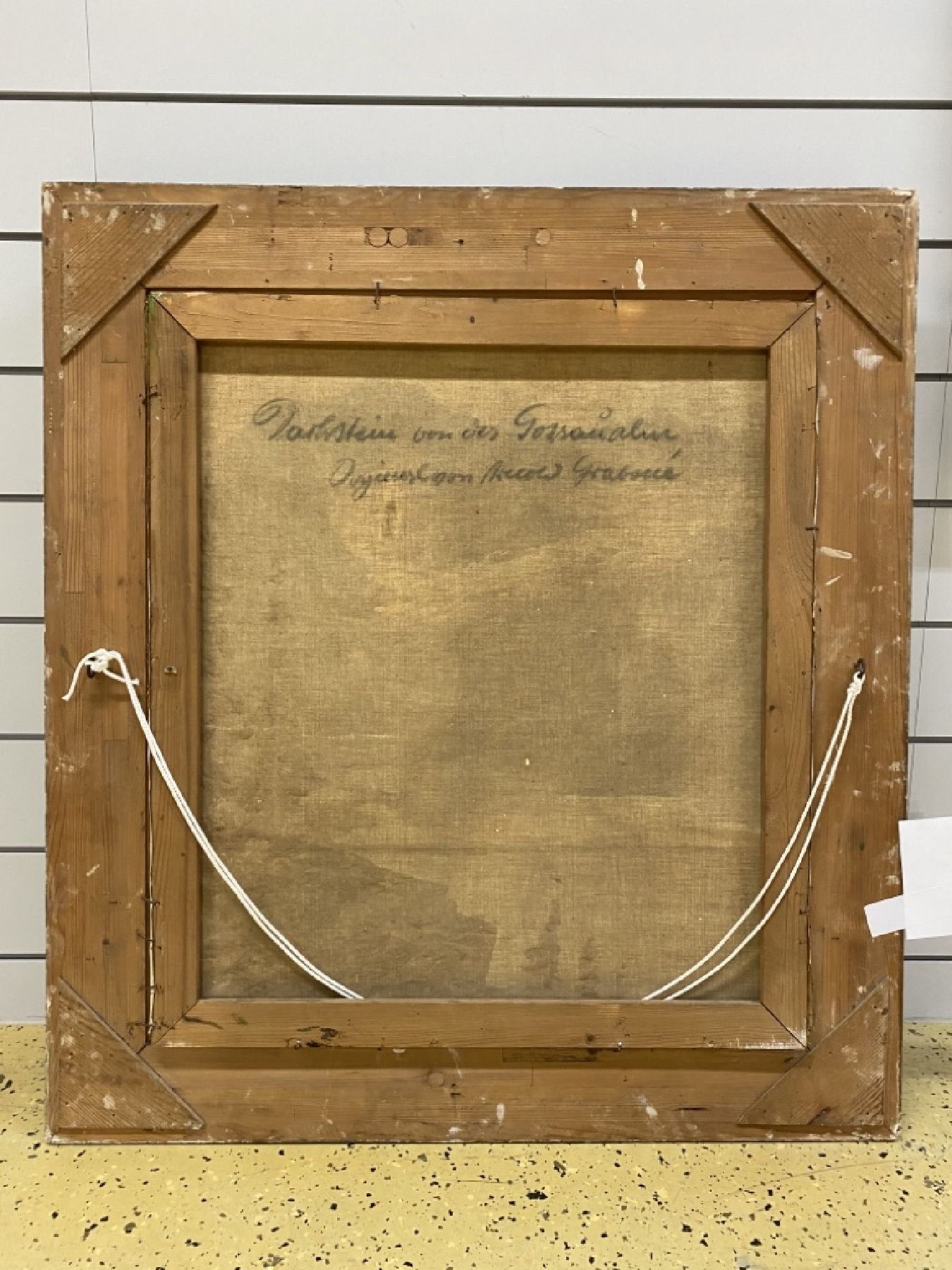 Detail f: Arnold Grabone, 1896 München -1982 Starnberg, Gebirgslandschaft, Öl/Lwd, rechts unten signiert und bezeichnet "Dachstein von der ...