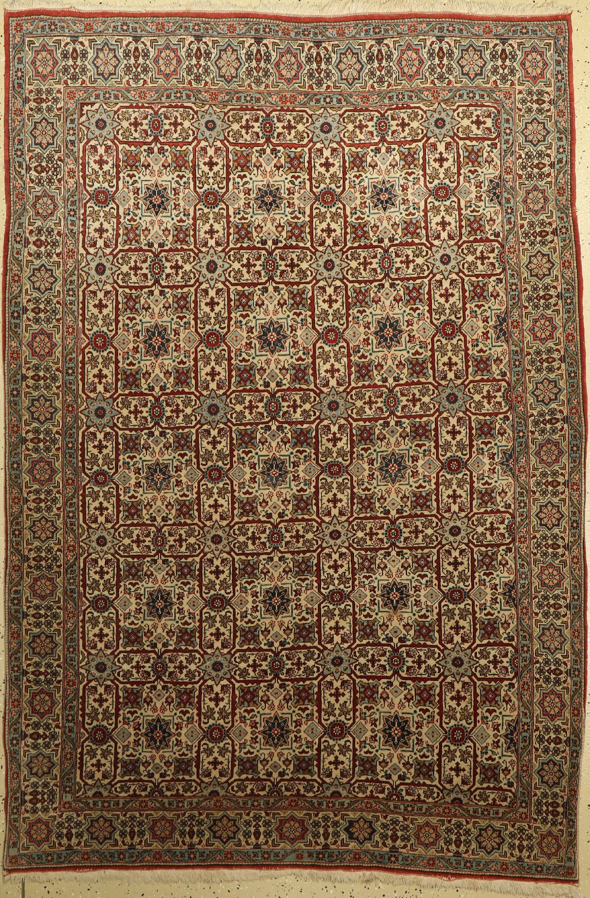 Ghom, Persien, ca. 50 Jahre, Wolle auf Baumwolle, ca. 207 x 140 cm, 2-3