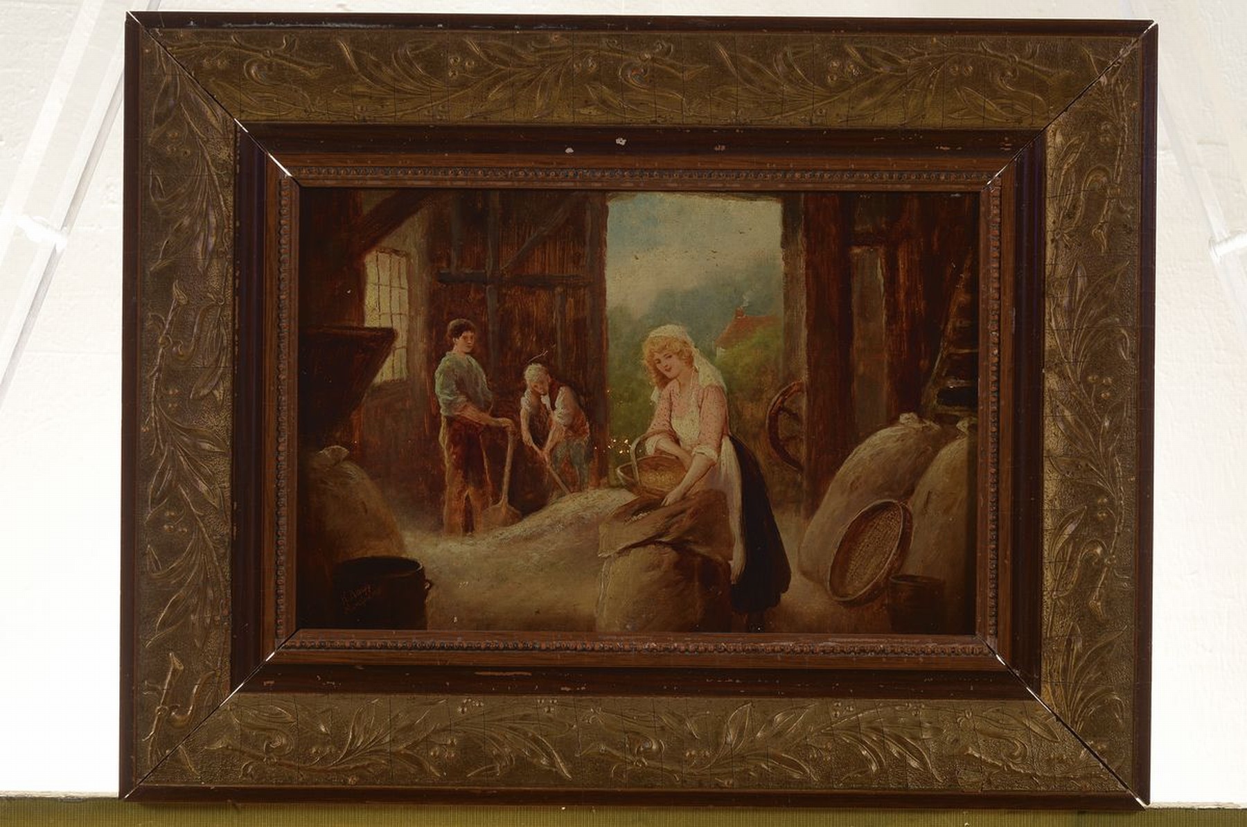 Detail k: Karl Raupp, 1837 Darmstadt-1918 München, Studium am Städel in Frankfurt und an der Akademie München, wo er später auch als Professor tätig war, ...