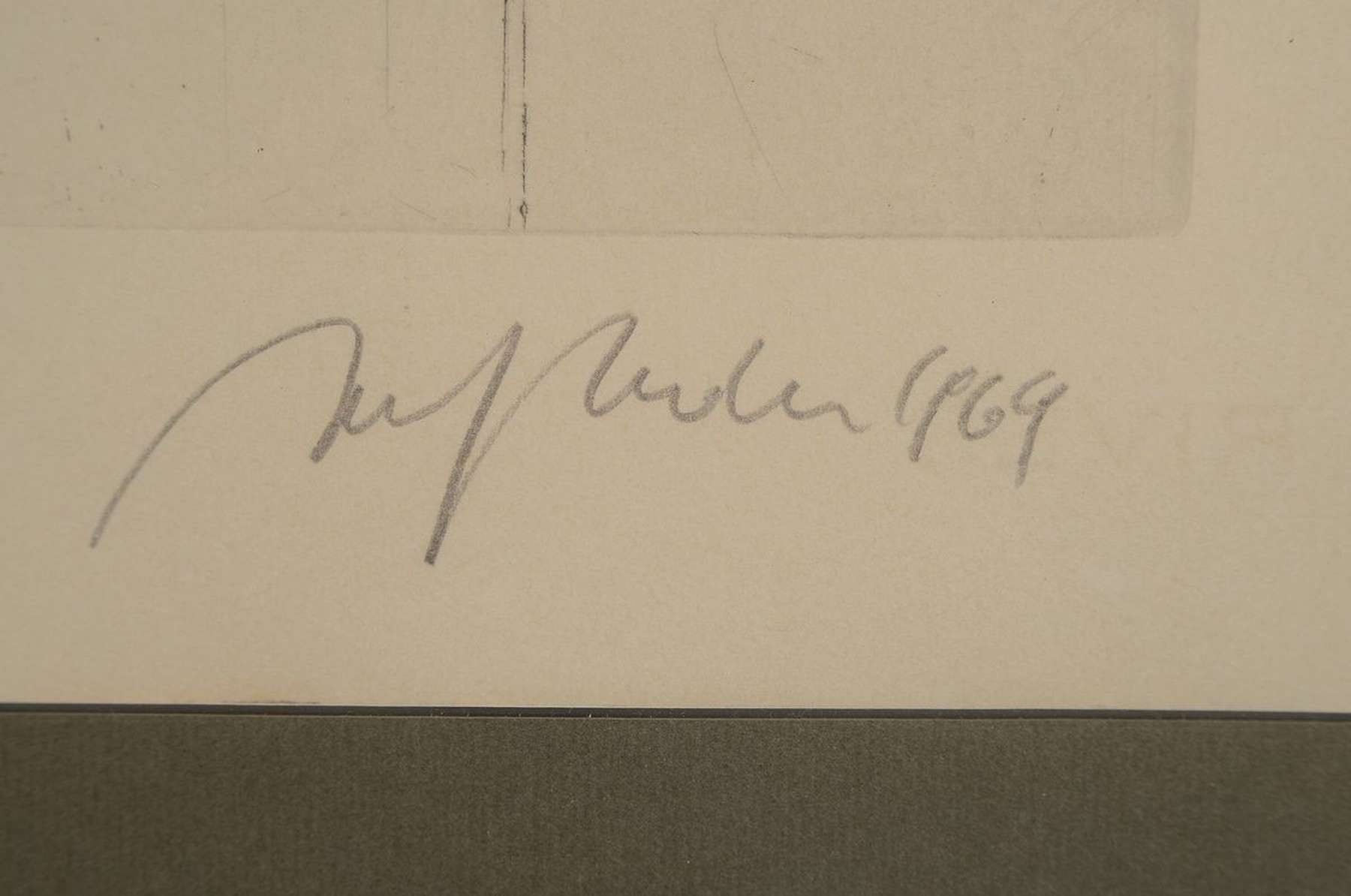 Detail a: Alfred Hrdlicka, 1928-2009, Radierung, handsigniert und dat. 1969, num. 59/70, unter Glas gerahmt, Platte ca. 40x49 cm, gesamt ca. 70x75 cm