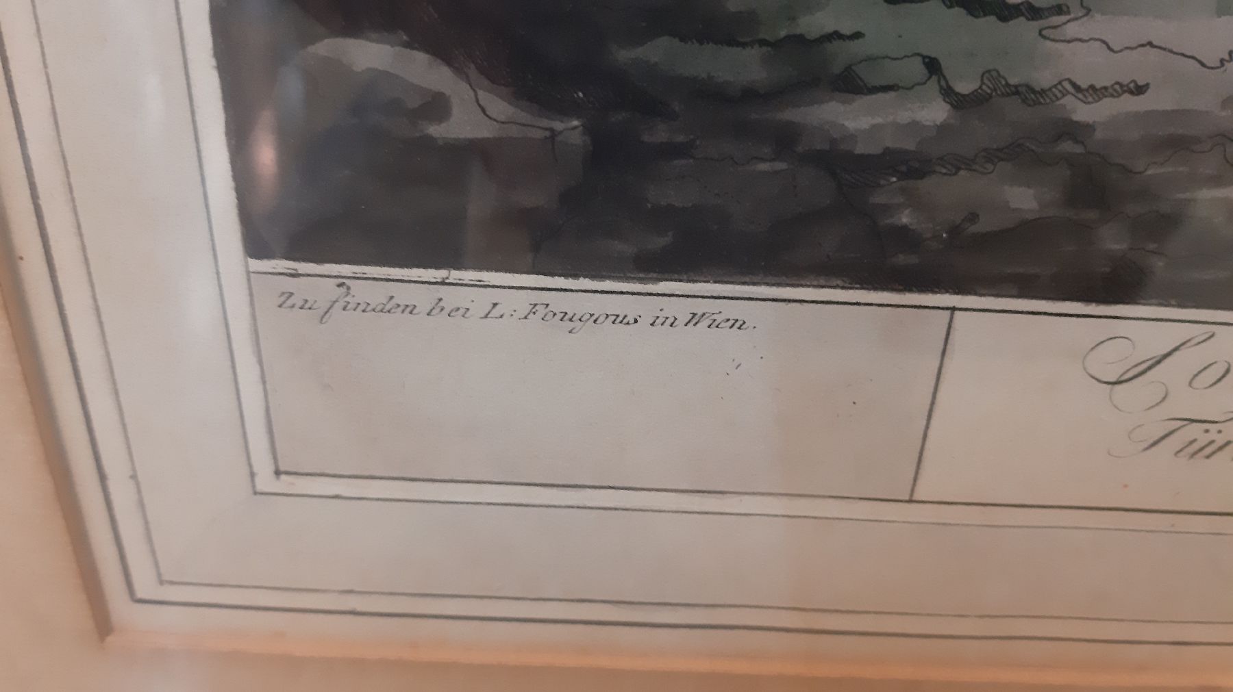 Detail e: L. Fougous, Wien, datiert 1799, früher Stahlstich aquarelliert, Soliman der IIte, türkische Kaiser, l. gebräunt bzw. Altersspuren, unter Glas, ...