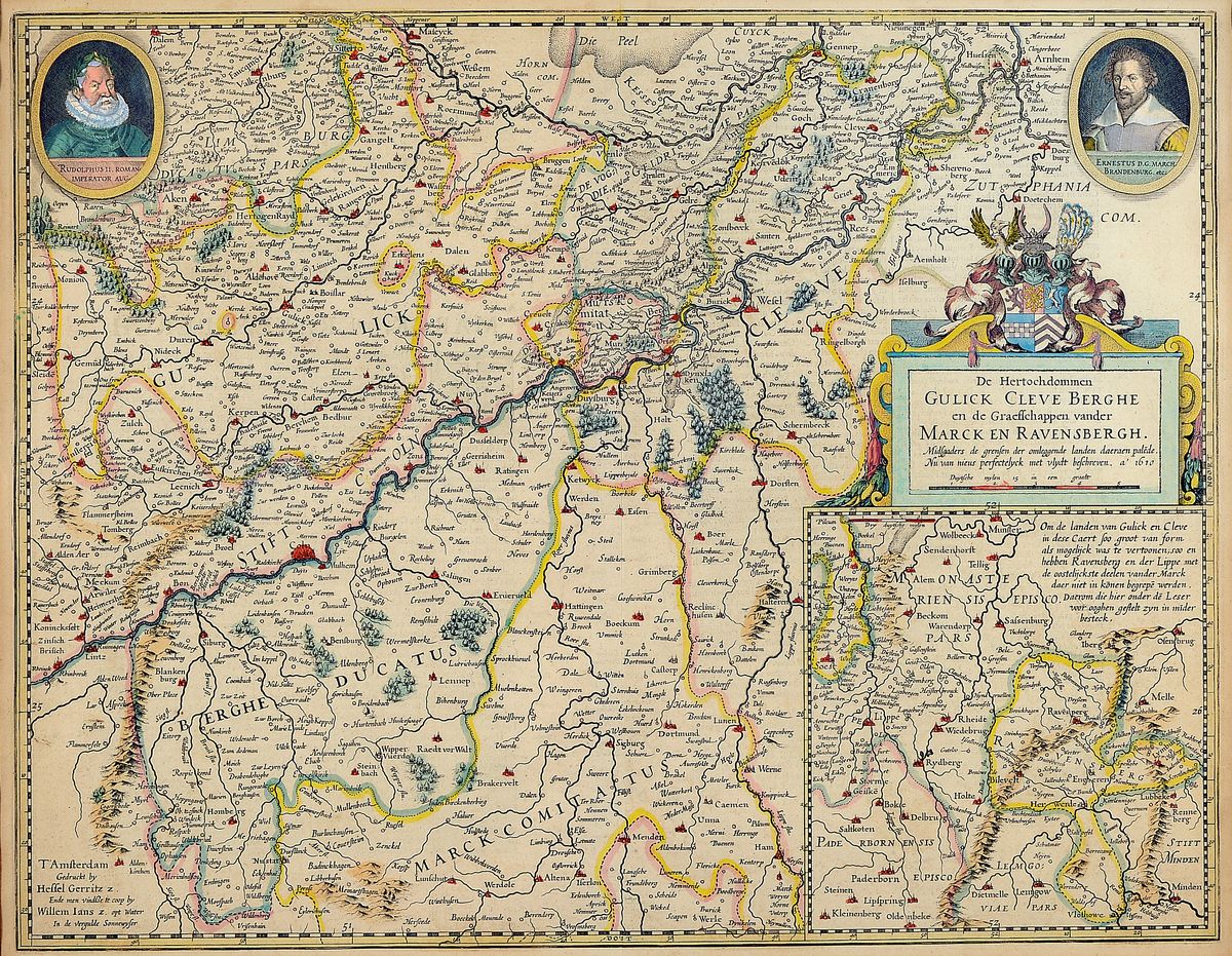 2 Kupferstichkarten, 18. Jh.,, a. Carte D'Allemagne Contenant..., J. De la Foße 1792, koloriert, ca. 49.5 x 64 cm, unter Glas, R. ...