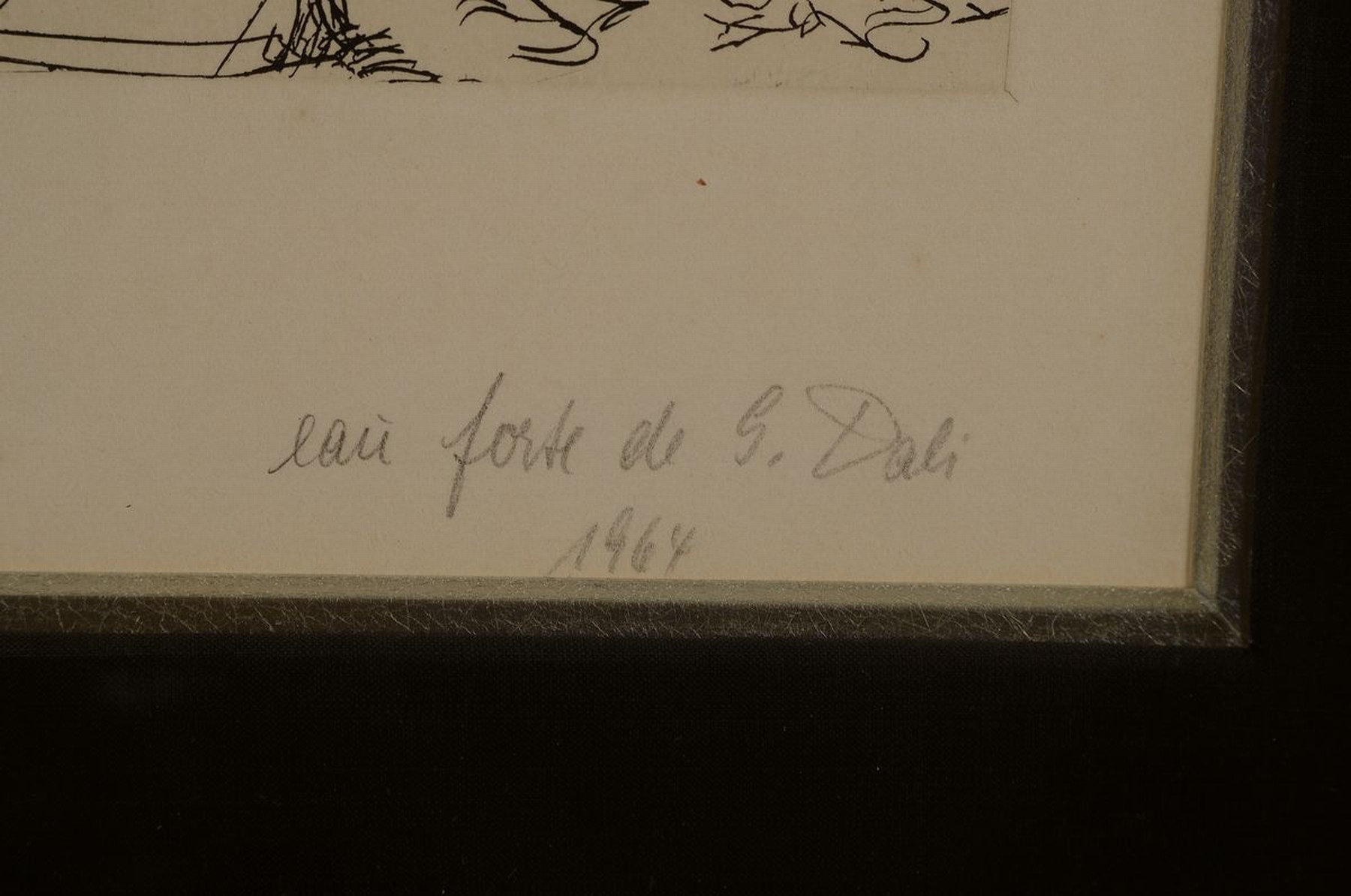 Detail a: Salvador Dali, 1904 Figureas-1989 Lligat, Graveurarbeit aus der Illustration Serie "Das Schloss von Otranto 1964, bezeichnet Bennplaire 172, ...