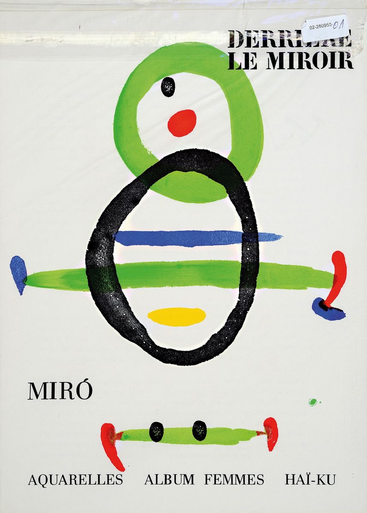 Joan Miro, 1893-1983, Farblithographie aus Derriere le Miroir Nr. 169 von 1967, ca. 40x30 cm