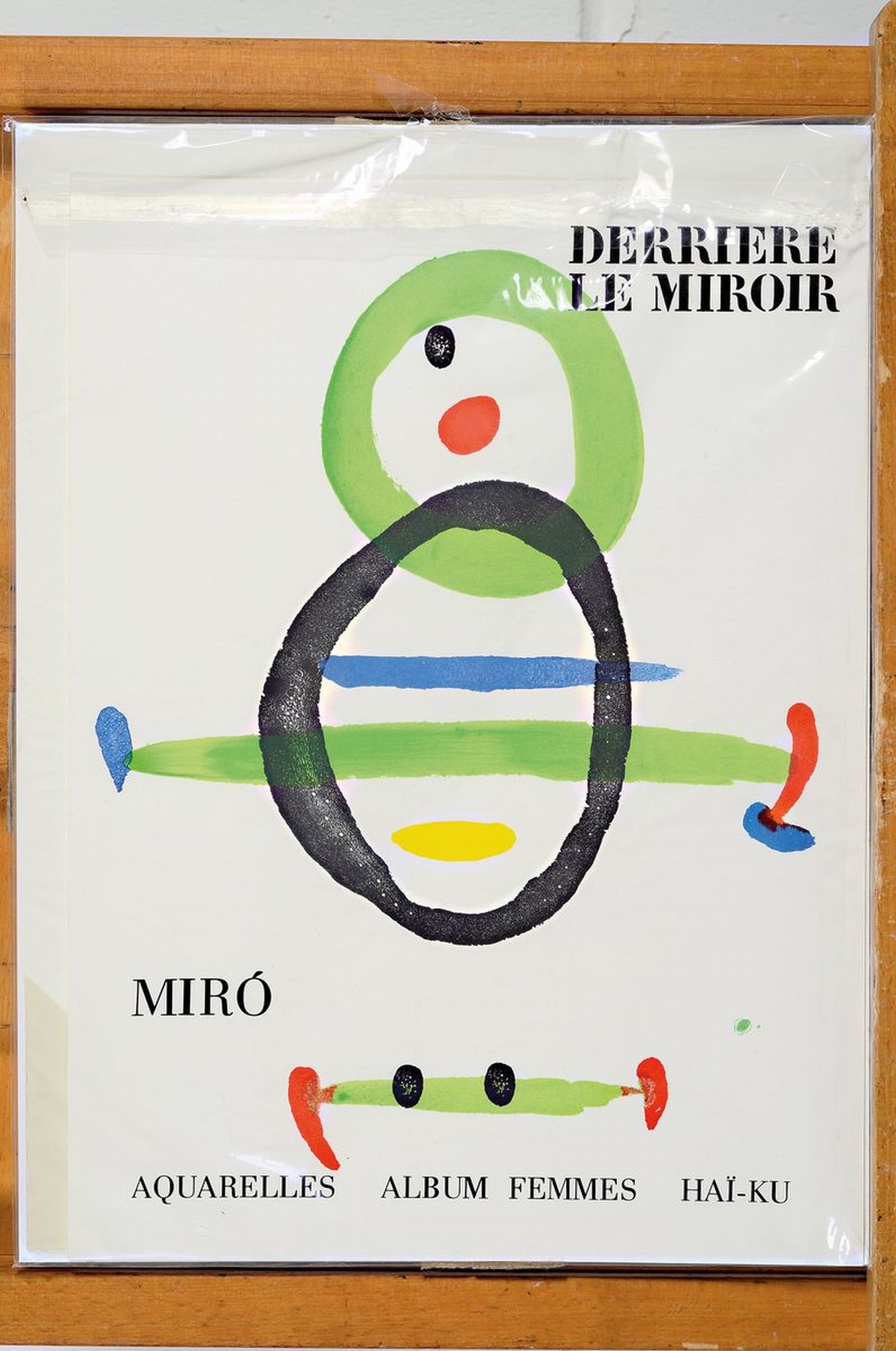 Detail k: Joan Miro, 1893-1983, Farblithographie aus Derriere le Miroir Nr. 169 von 1967, ca. 40x30 cm